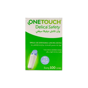 One Touch Delica Safety Single Use Lancing Device 100 Pcs