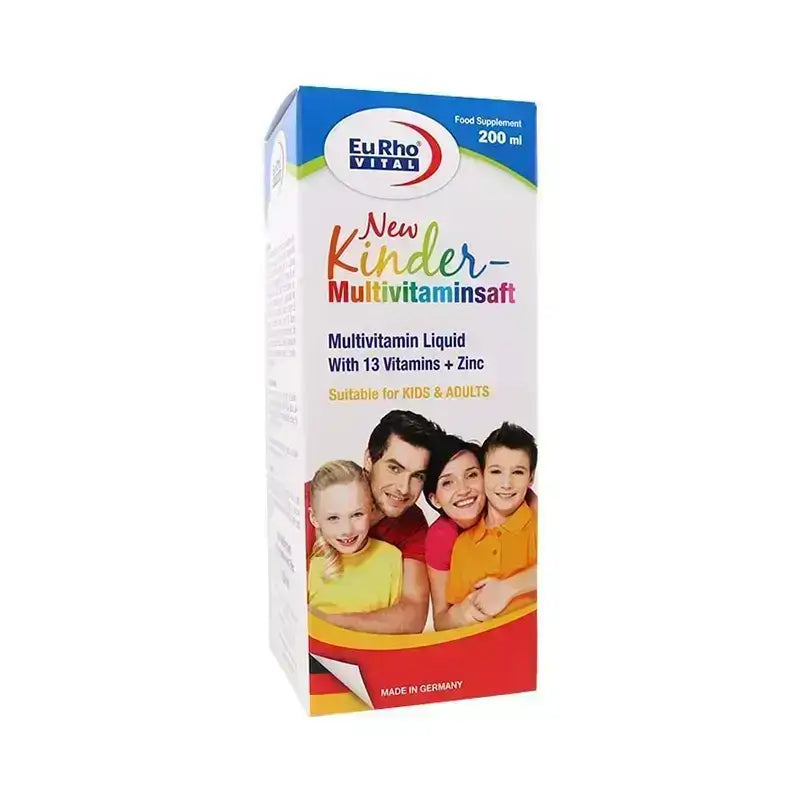 EuRho Vital New Kinder Multivitaminsaft Syrup 200 ml