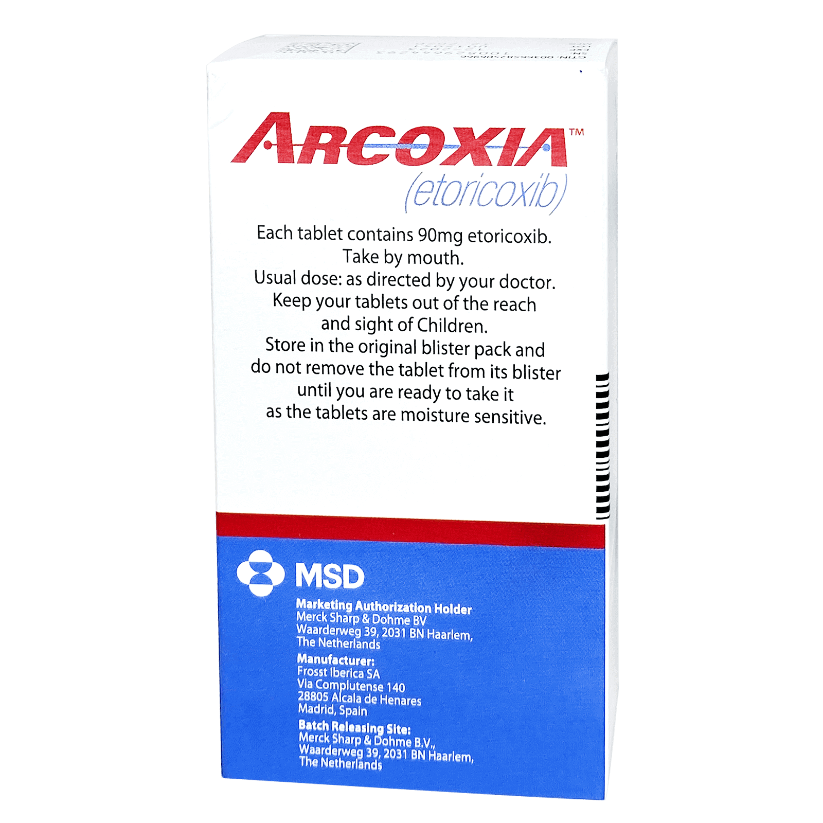 Arcoxia Tablet 90 Mg 28'S