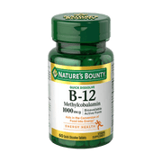 Natures Bounty B 12 Methylcobalamin 1000 mcg Dissolved Pills 60'S