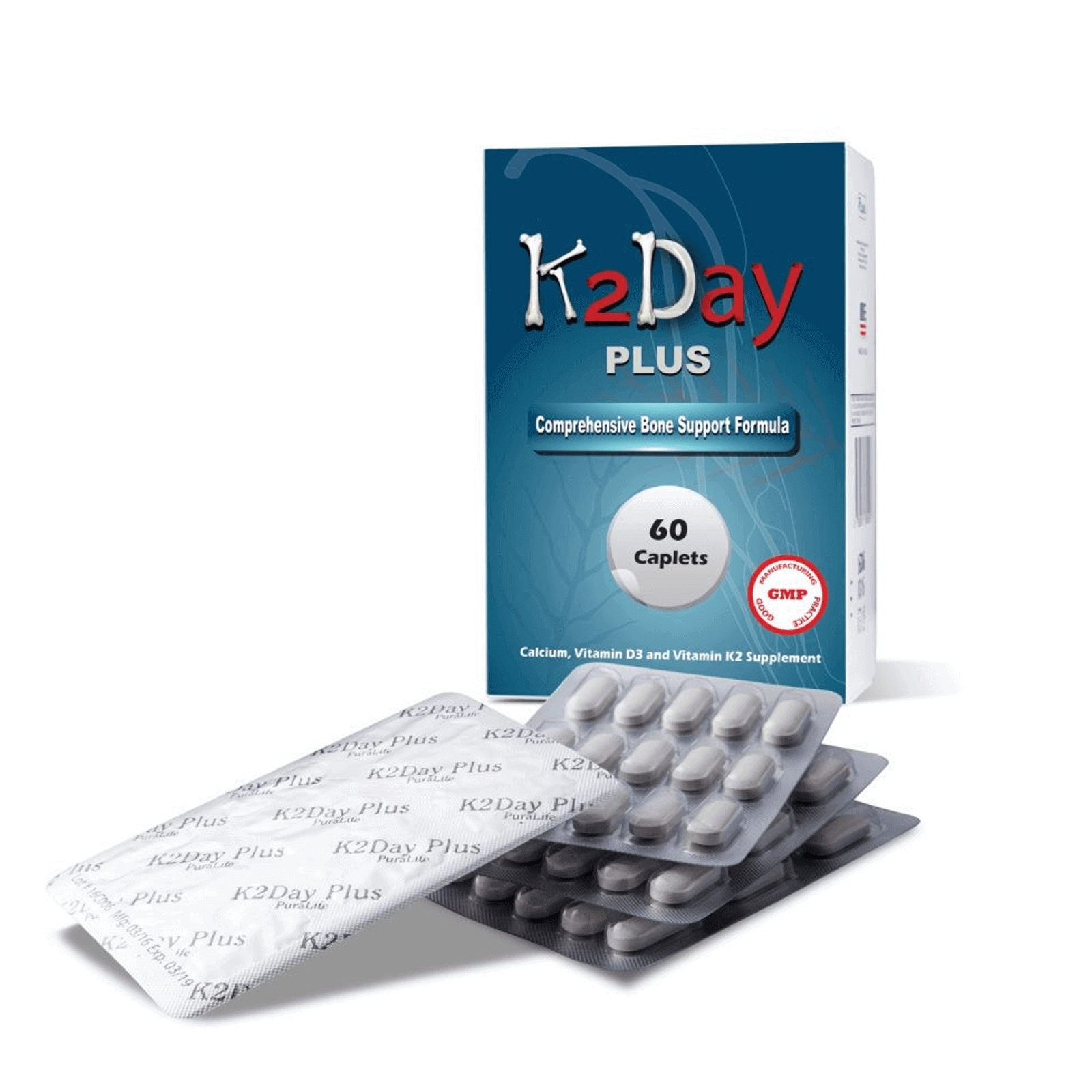 K2DAY Plus Caplets 60'S
