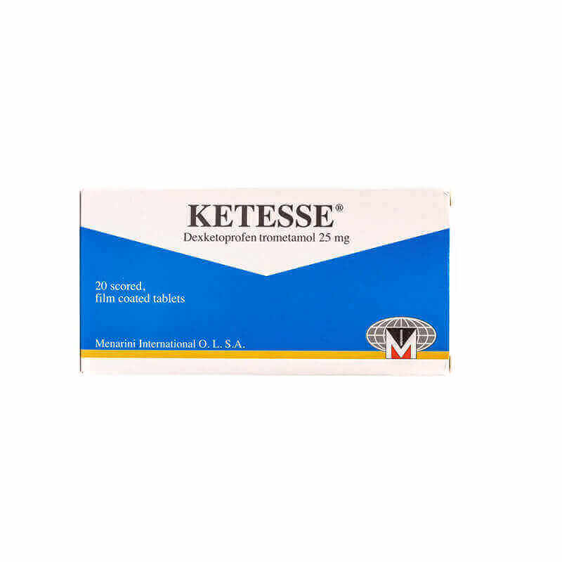 Ketesse 25 mg 20 Tabs