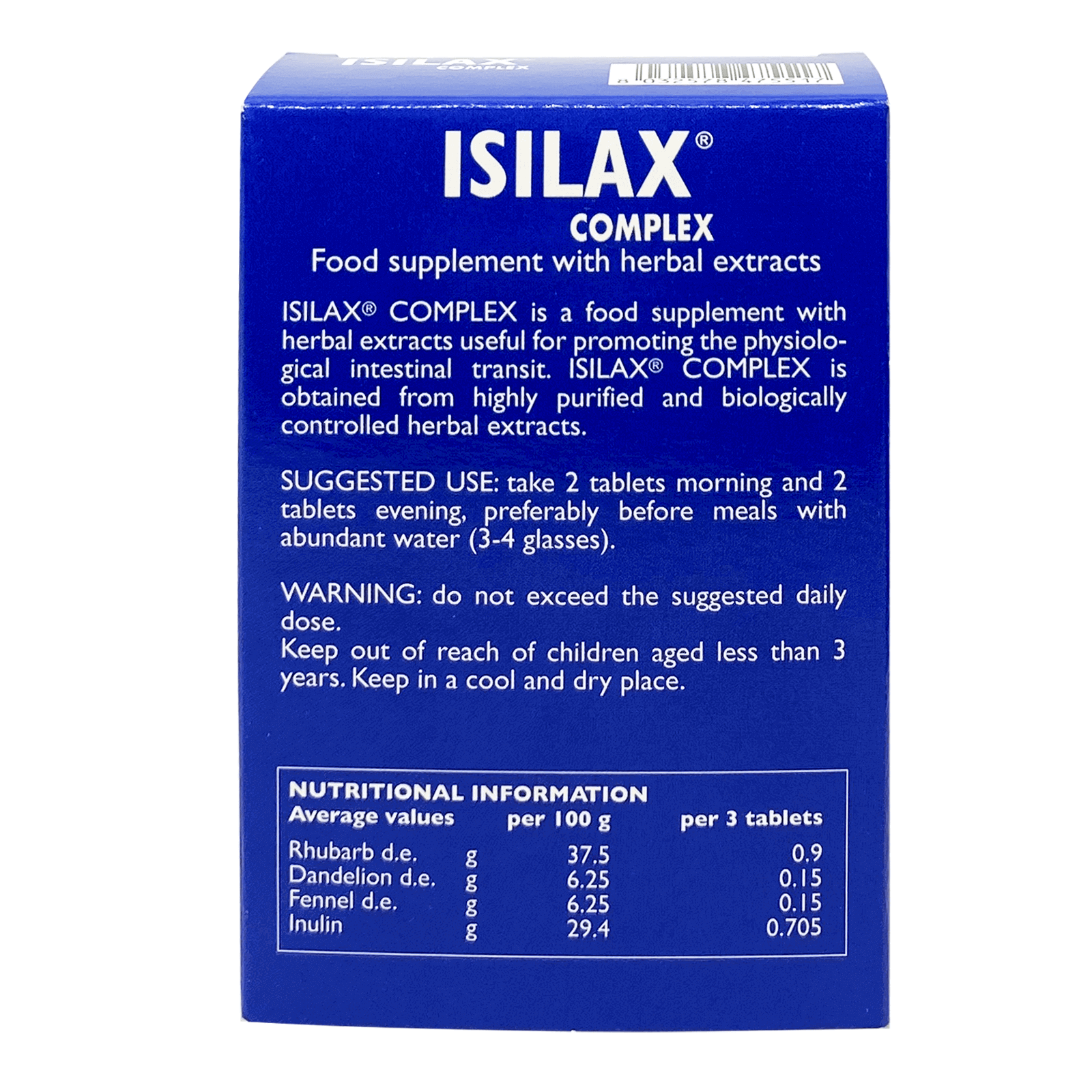 Isilax Complex Tabs 40's