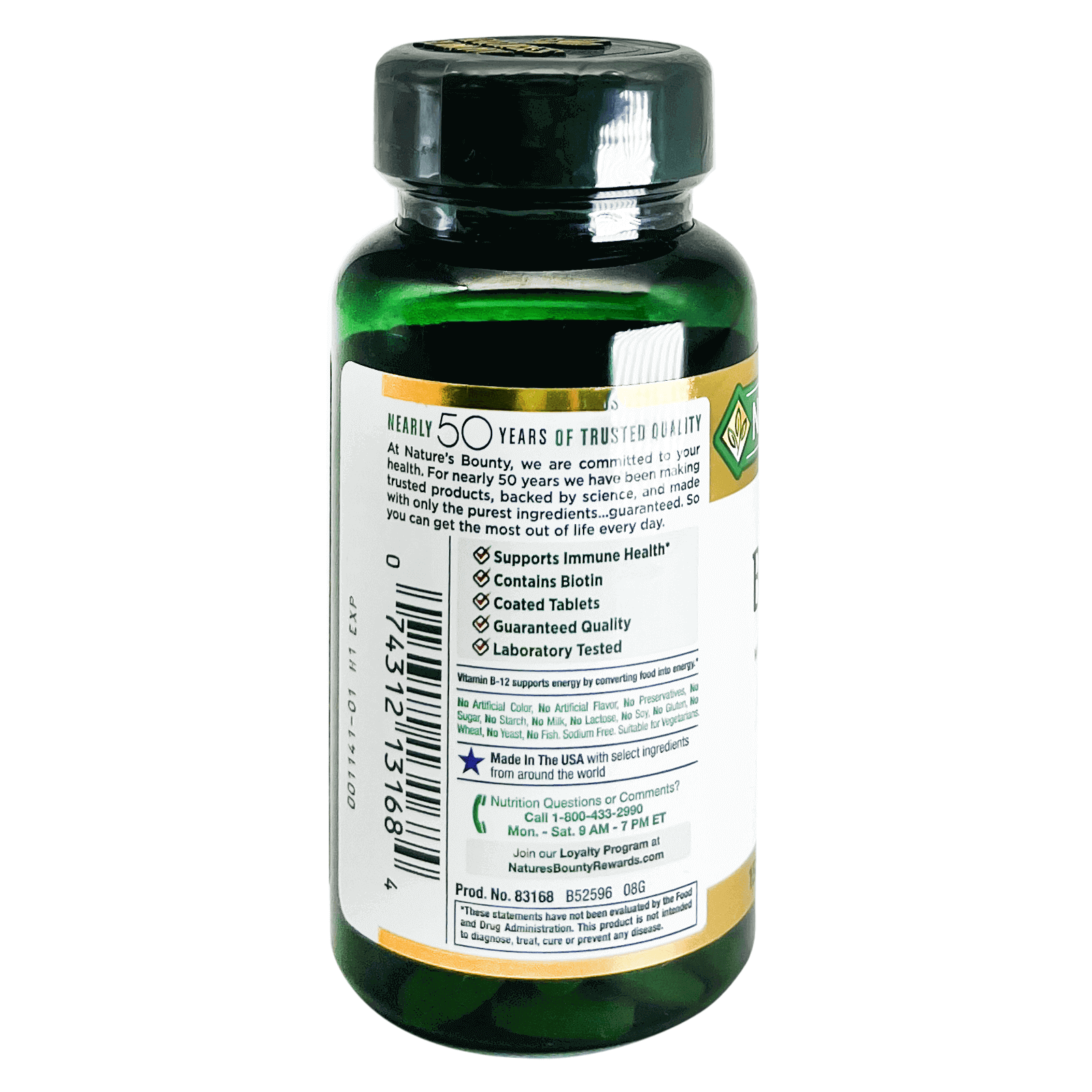 Natures Bounty Super B-Complex Tabs 150'S