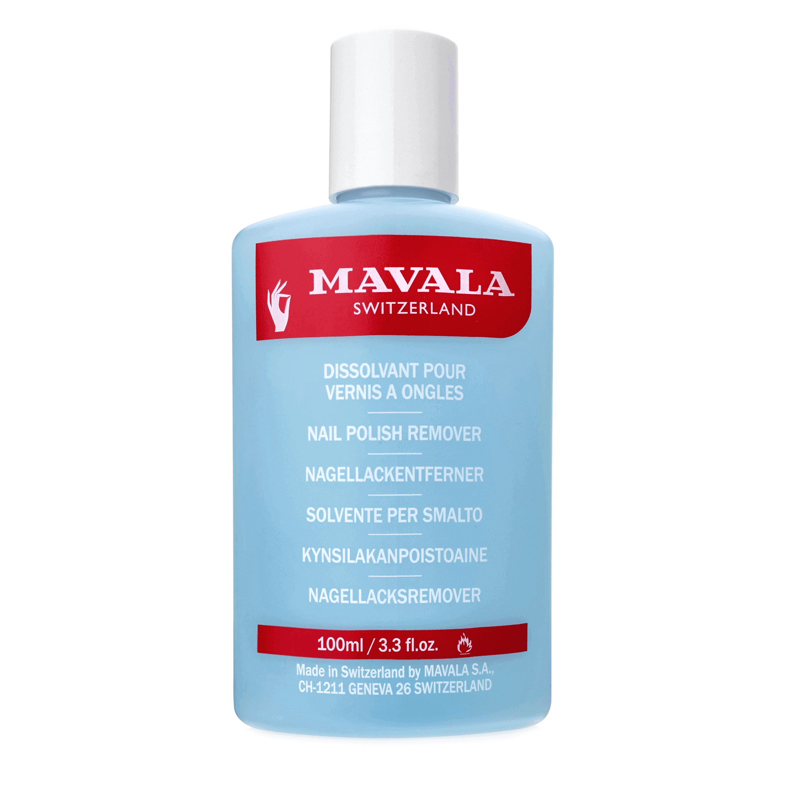 Mavala Nail Polish Remover Blue 100 mL