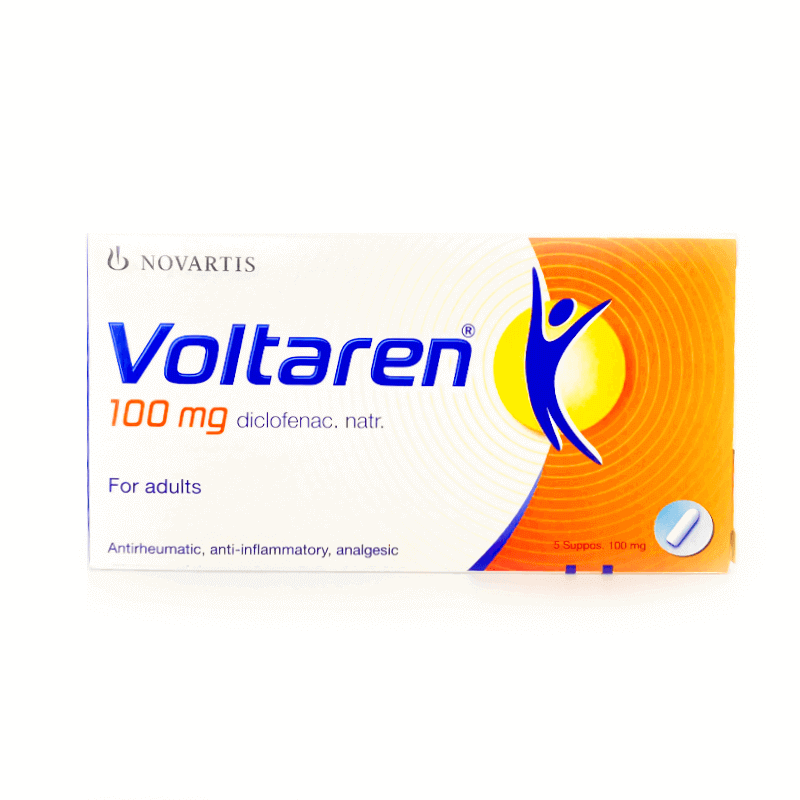 Voltaren 100 mg 5 Suppositories