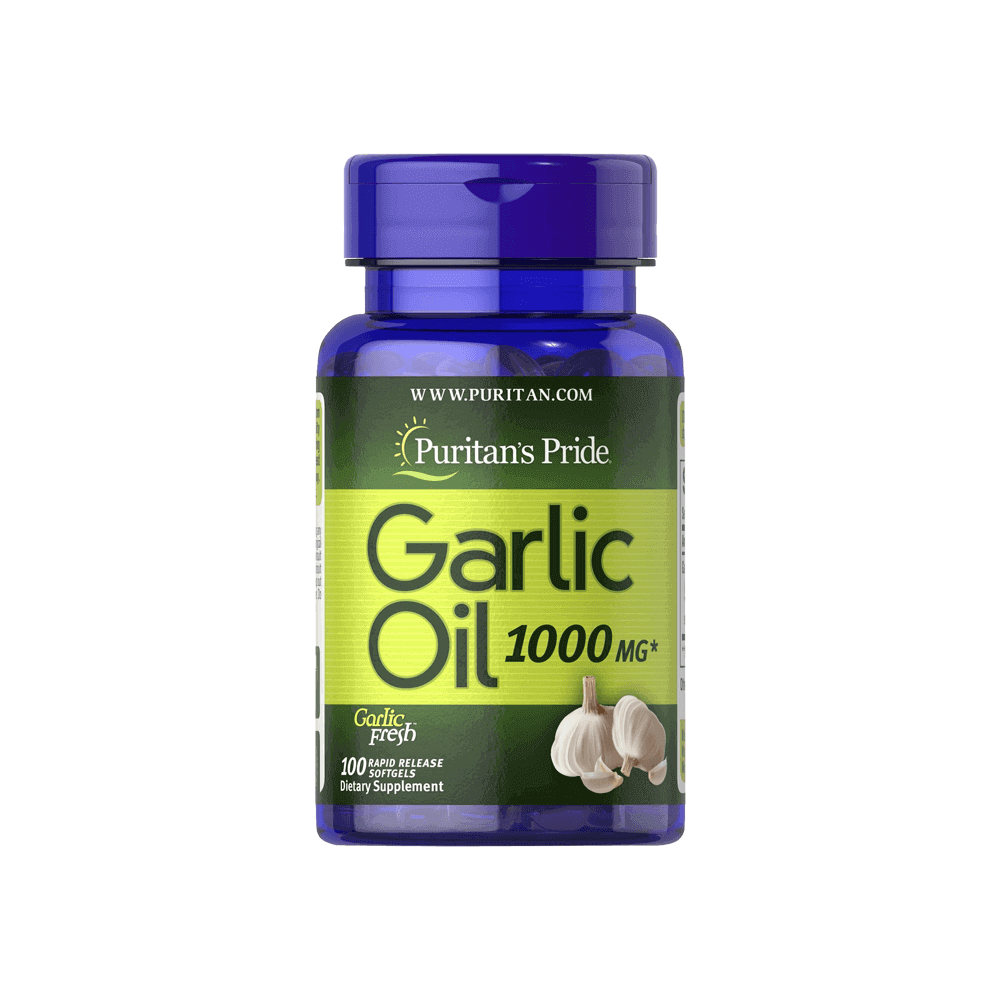 Puritan’s Pride Garlic Oil 1000 mg 100 Softgels