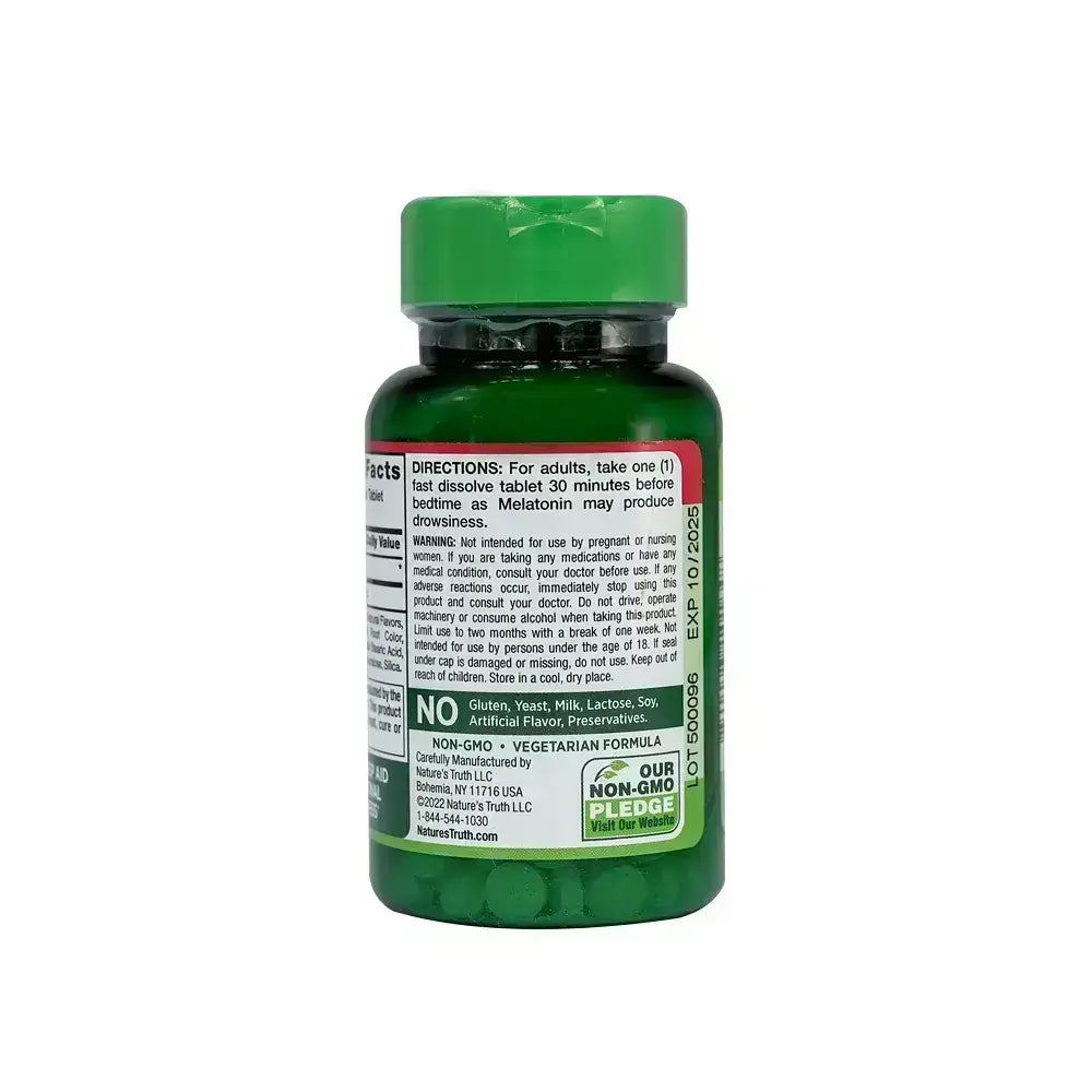 Nature's Truth F/D Melatonin 5 mg with Berry Flavor 90 Tabs