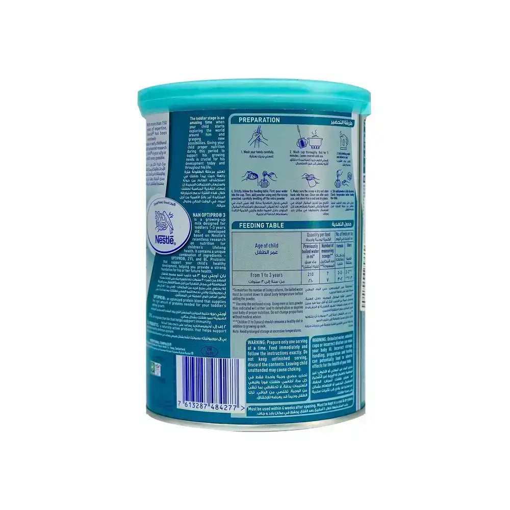 NAN Opti Pro 3 with Probiotic Milk 400 g