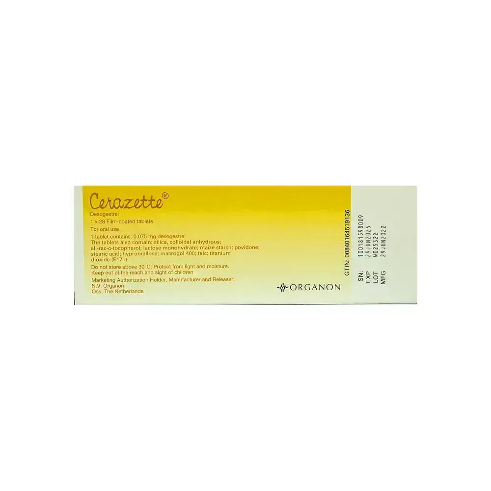 Cerazette 28 F/C Tabs