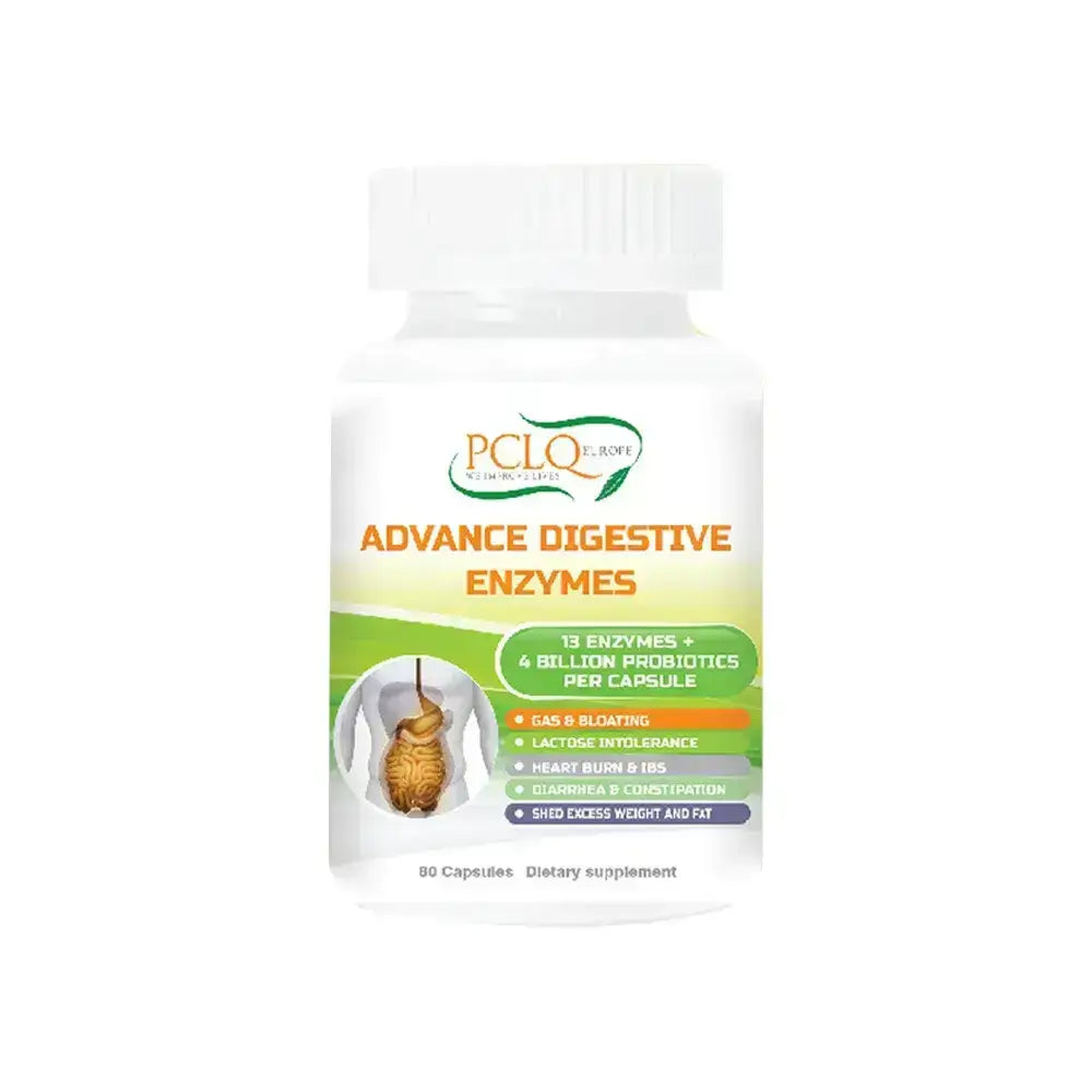 PCLQ Advance Digestive Enzymes 80 Caps