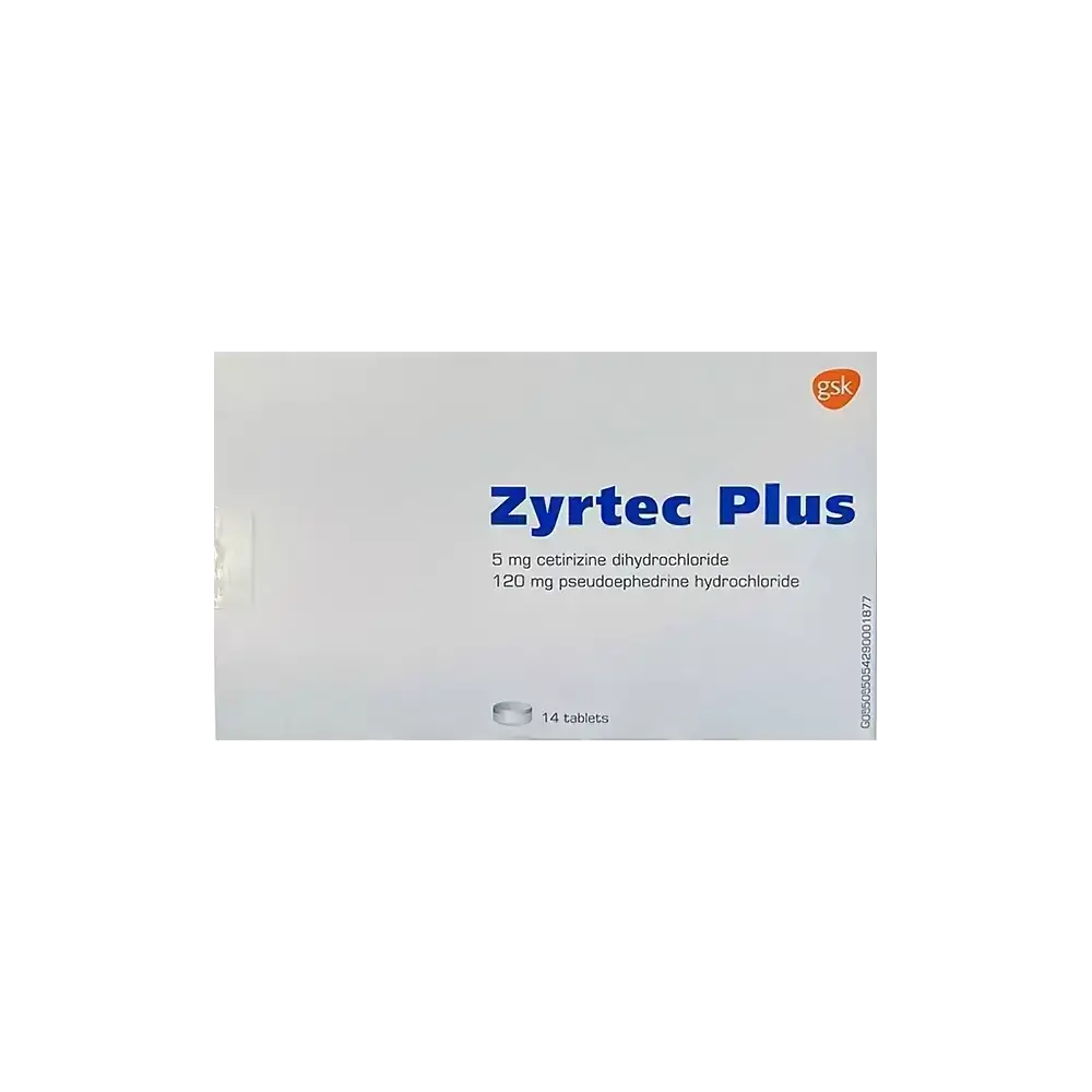 Zyrtec Plus 5/120 mg 14 Tabs