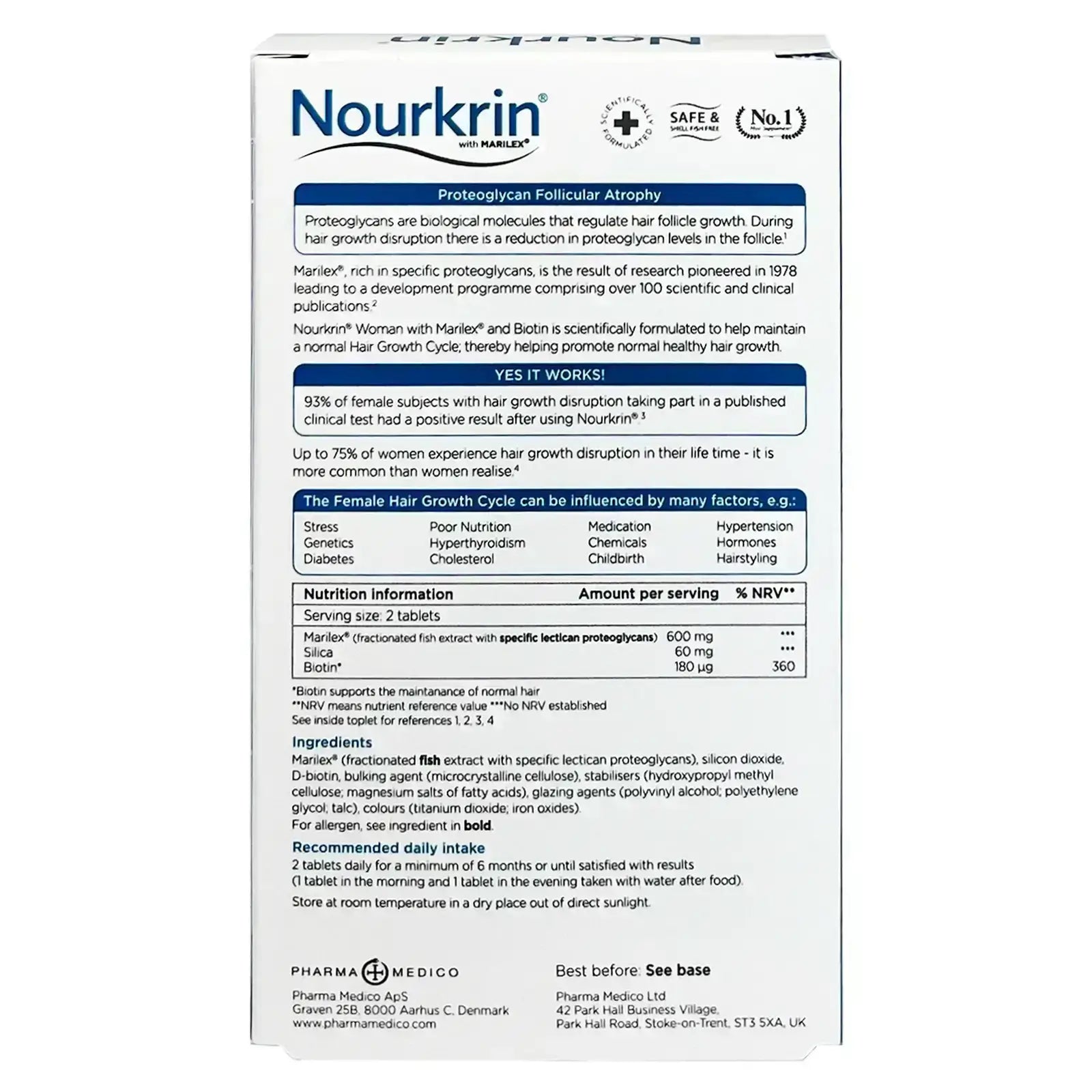 Nourkrin Extra Strength Tabs 60'S