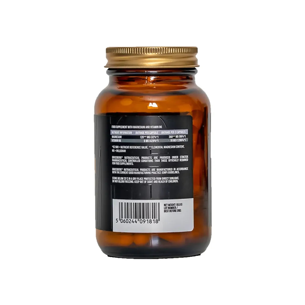 Grassberg Magnesium & B6 60 Caps