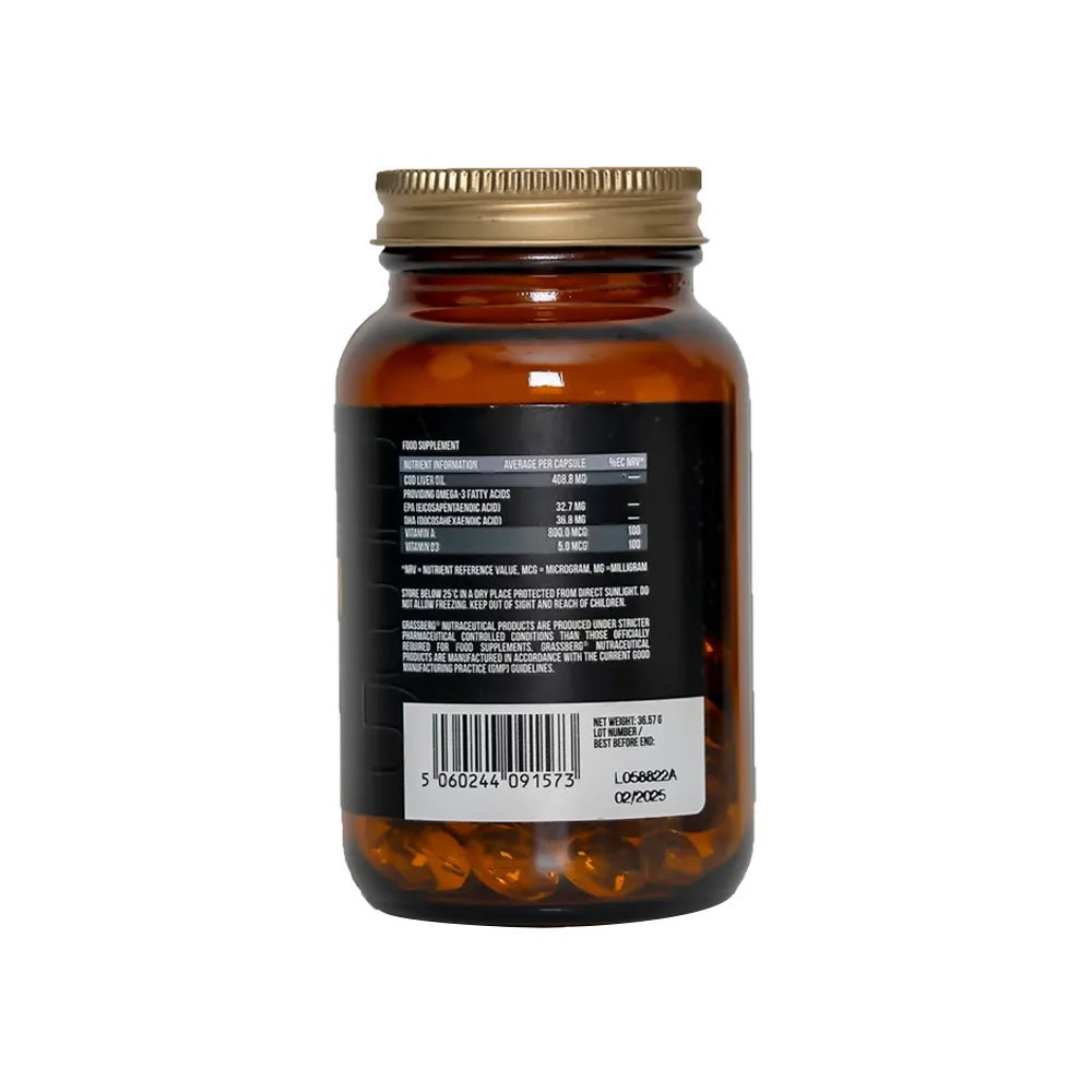 Grassberg Cod Liver Oil 60 Caps