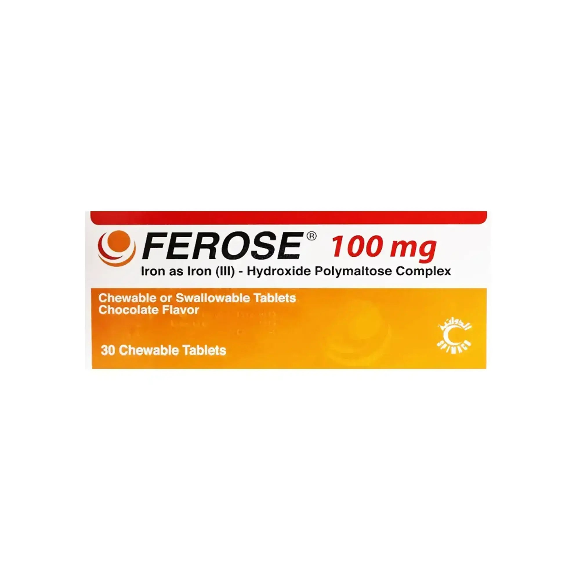 Ferrose Chewable Tablet 30'S for anemia