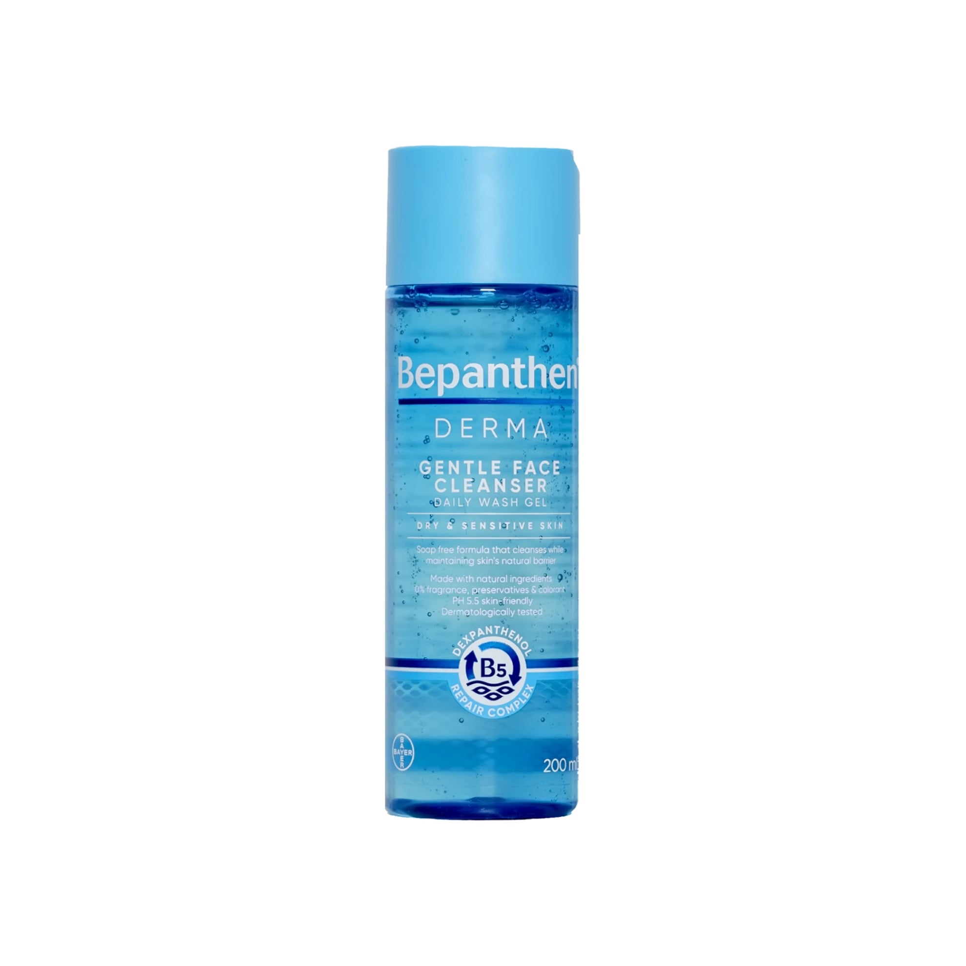 Bepanthen Derma Gentle Face Cleanser Gel For Dry & Sensitive Skin 200 ml