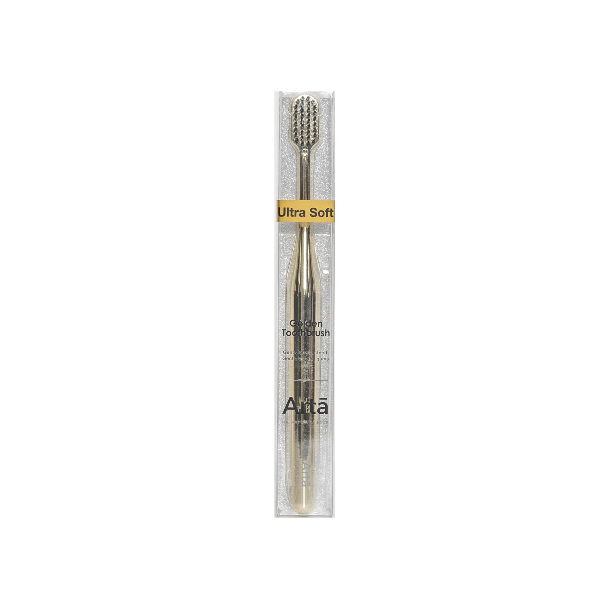 Arta Soft Golden Toothbrush with Grey Bristles 1 Pc