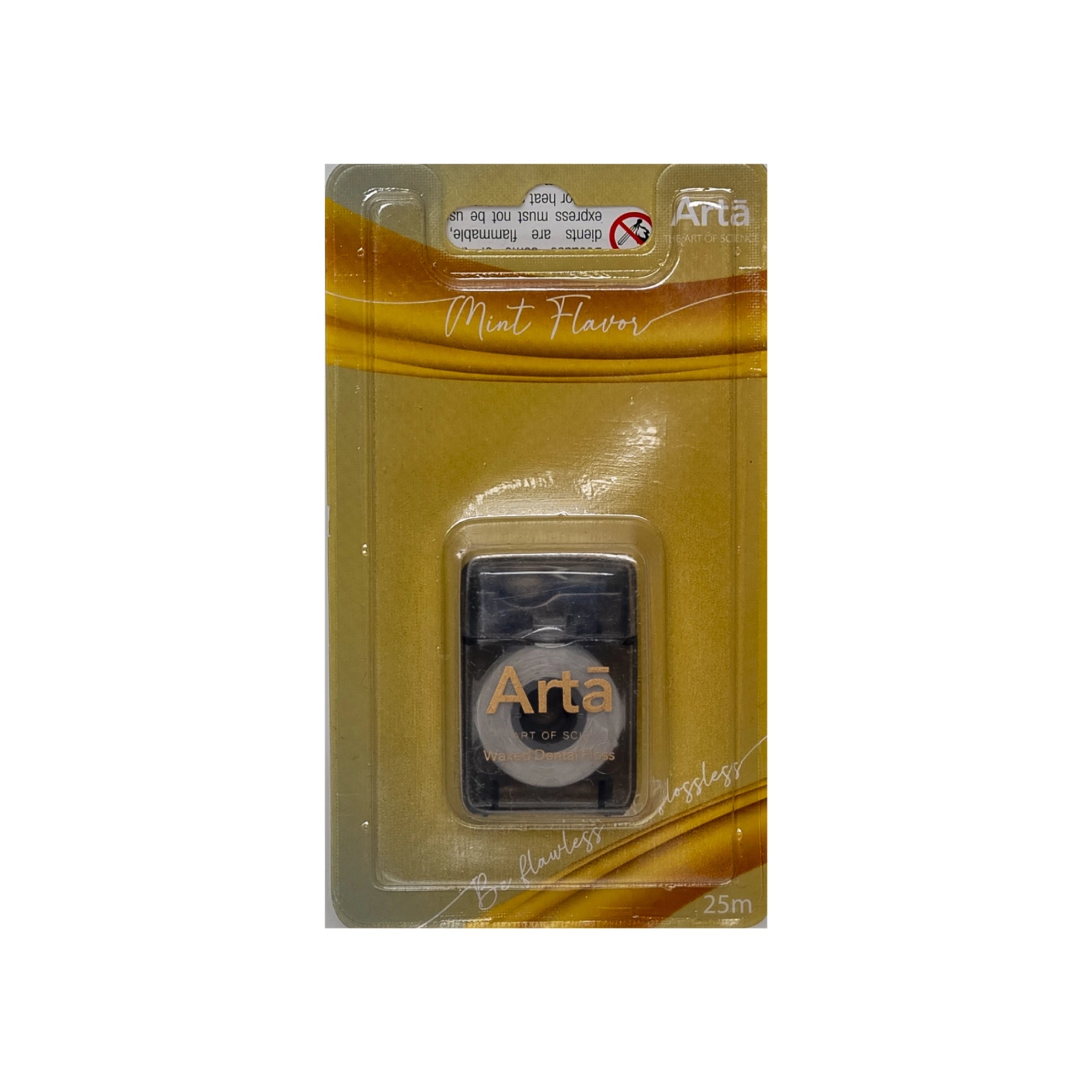 Arta Waxed Dental Floss with Mint Flavor 25 m