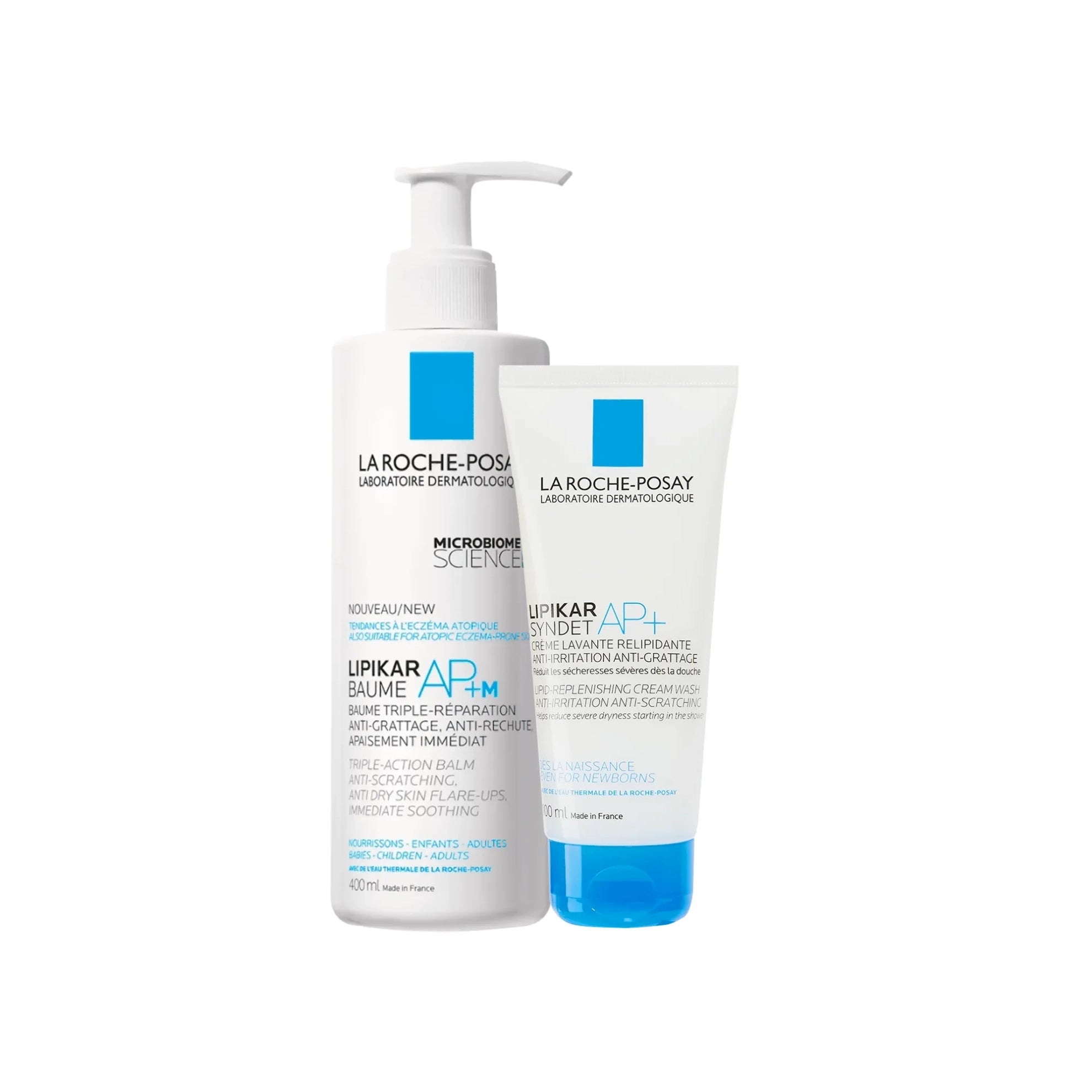 LA Roche Posay Eid Kit Lipikar Baume AP+ M 400 ml + Syndet AP+ Wash 100 ml