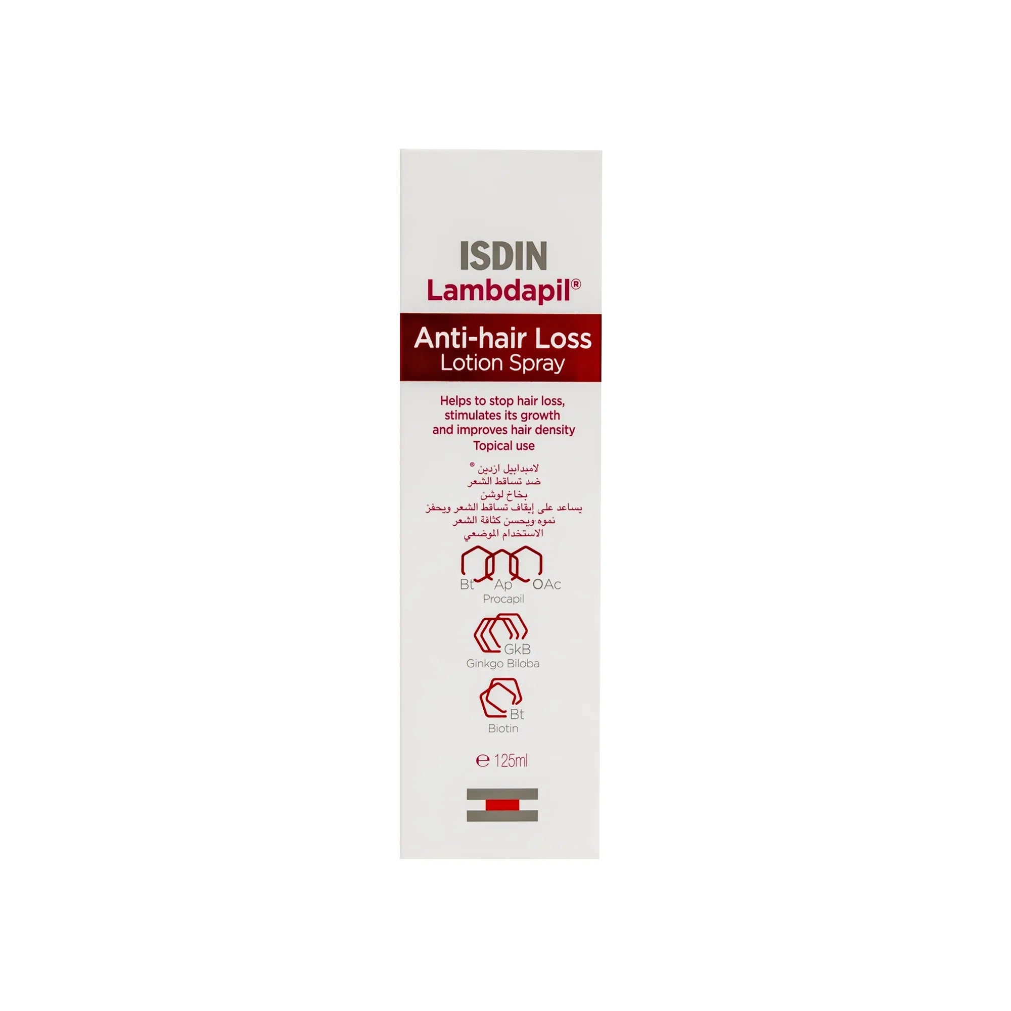 ISDIN Lambdapil Anti,Hair Loss Lotion Spray 125 ml