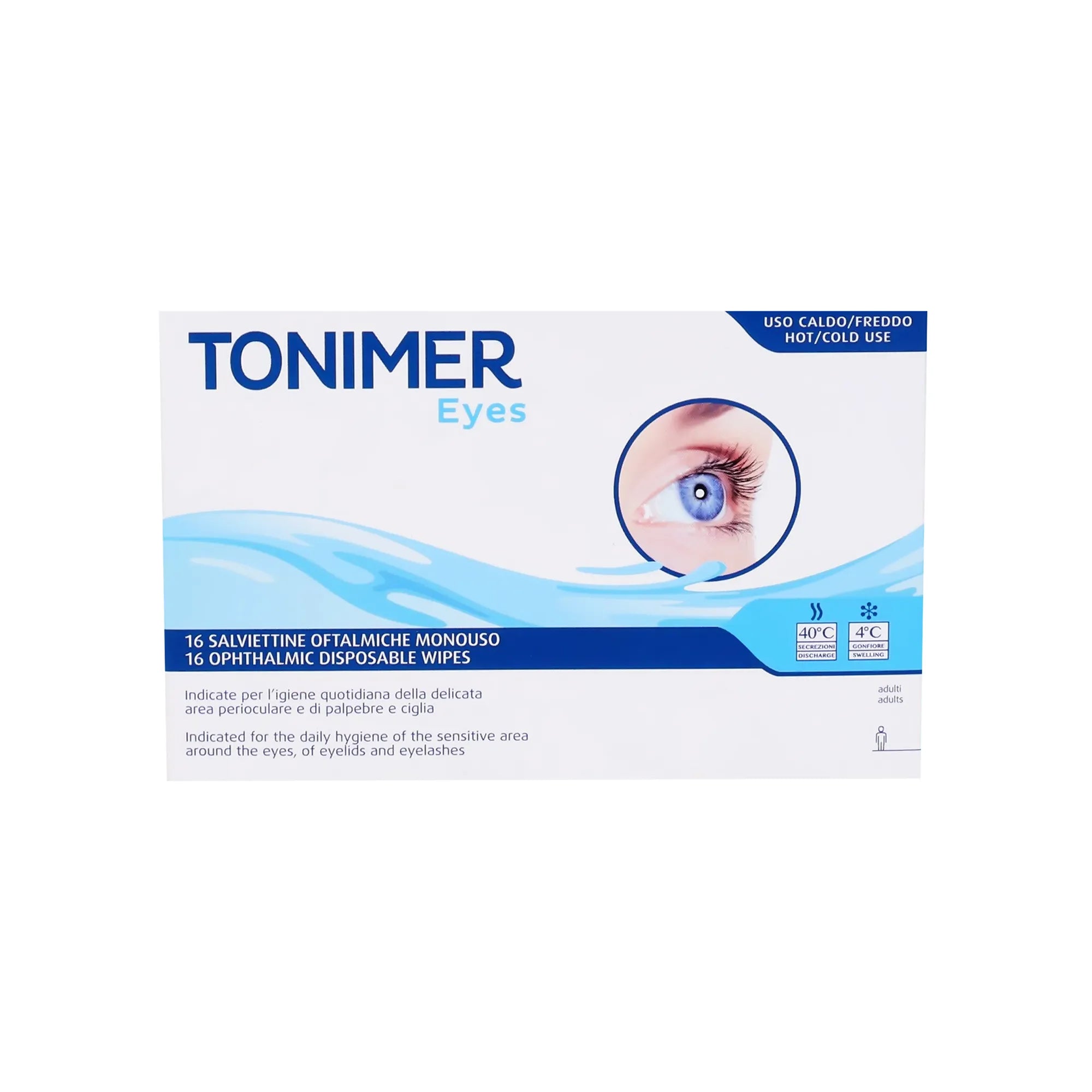 Tonimer Ophthalmic Wipes 16 Pcs