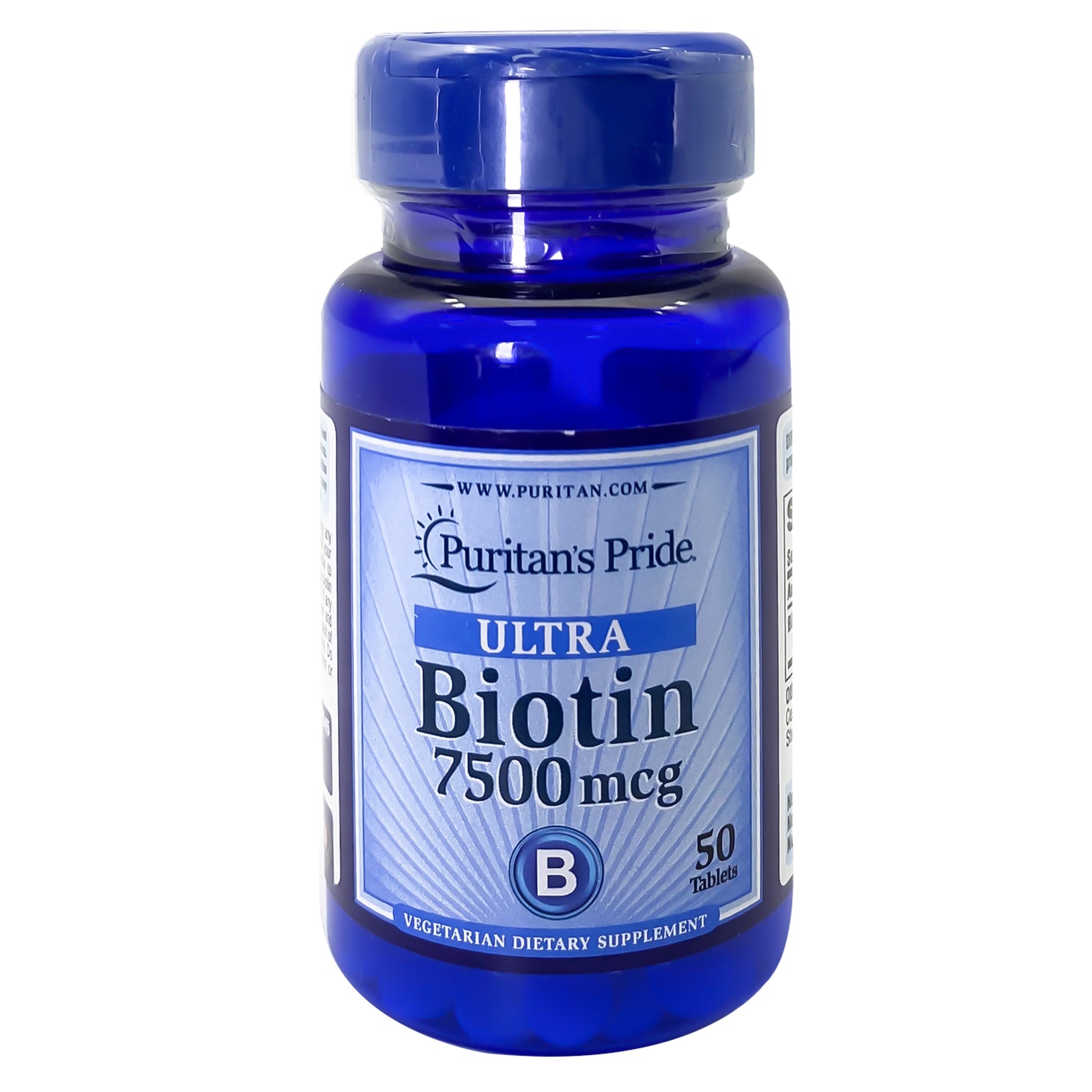 Puritan’s Pride Ultra Biotin 7500 mcg Tabs 50'S