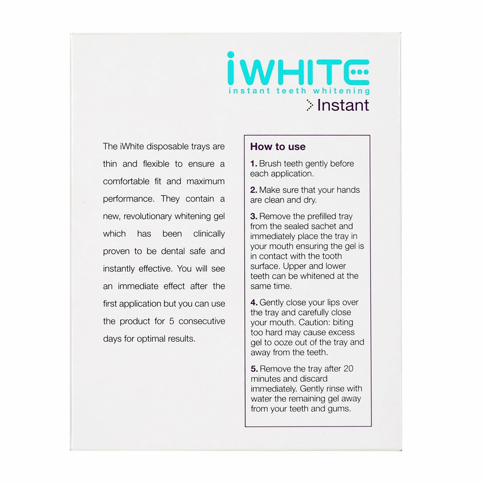I White instant teeth whitening 8