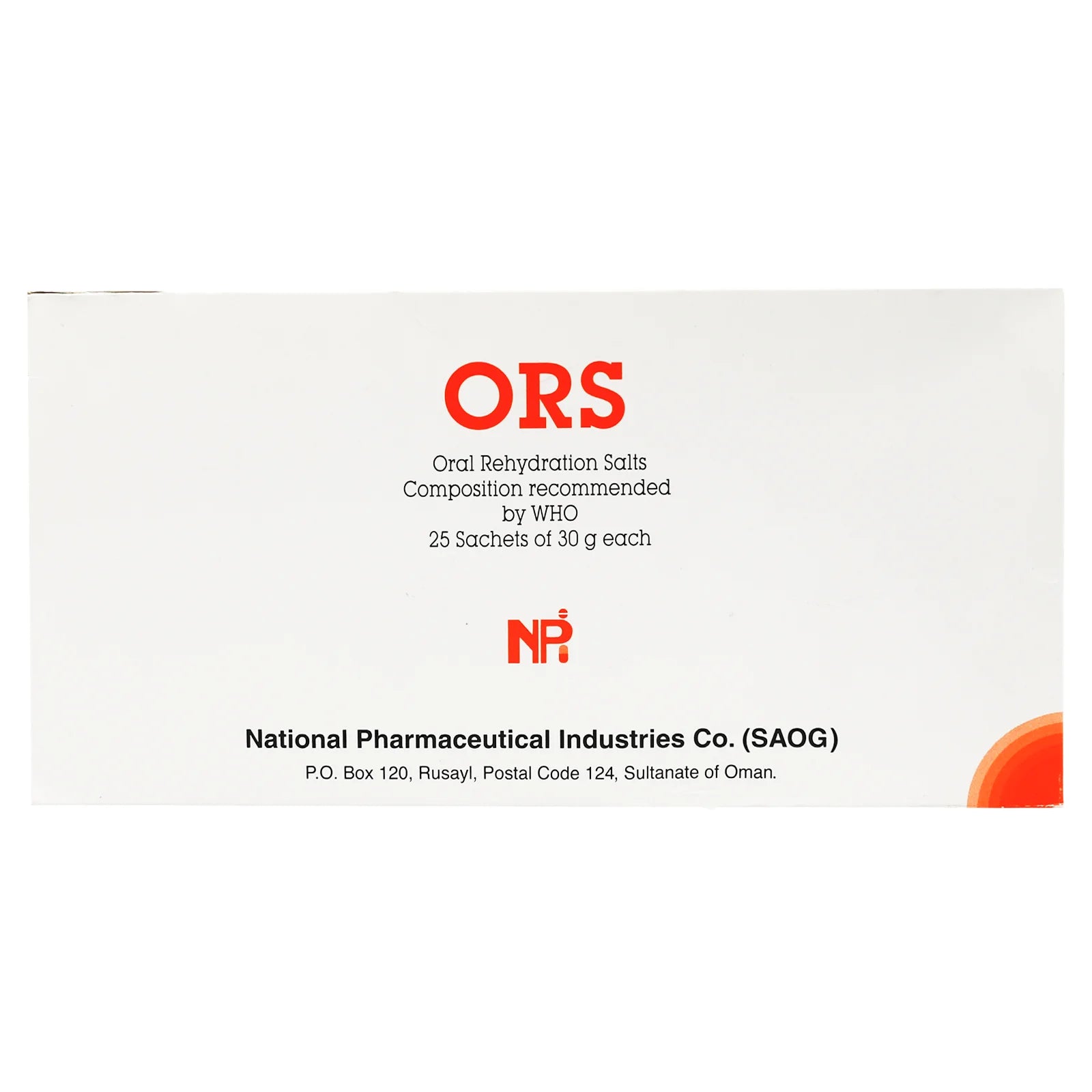 ORS Sachets 30 g 1'S (Cartone 25)