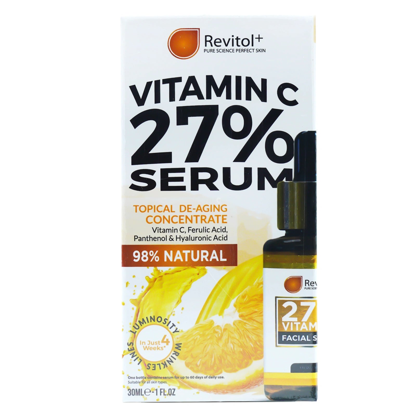Revitol Vitamin C 27% Facial Serum 30 ml for youthful looking skin