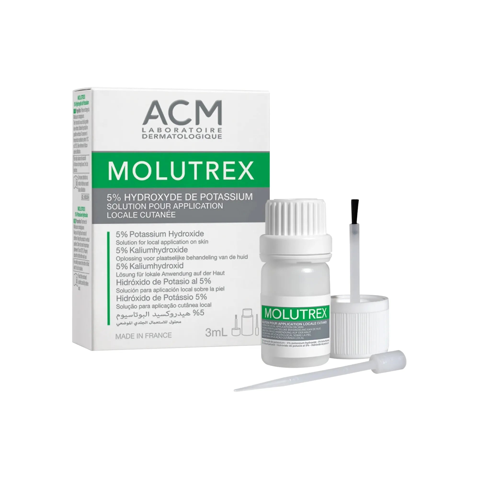 ACM Molutrex - Rapid Molluscum Contagiosum Treatment, 3ml
