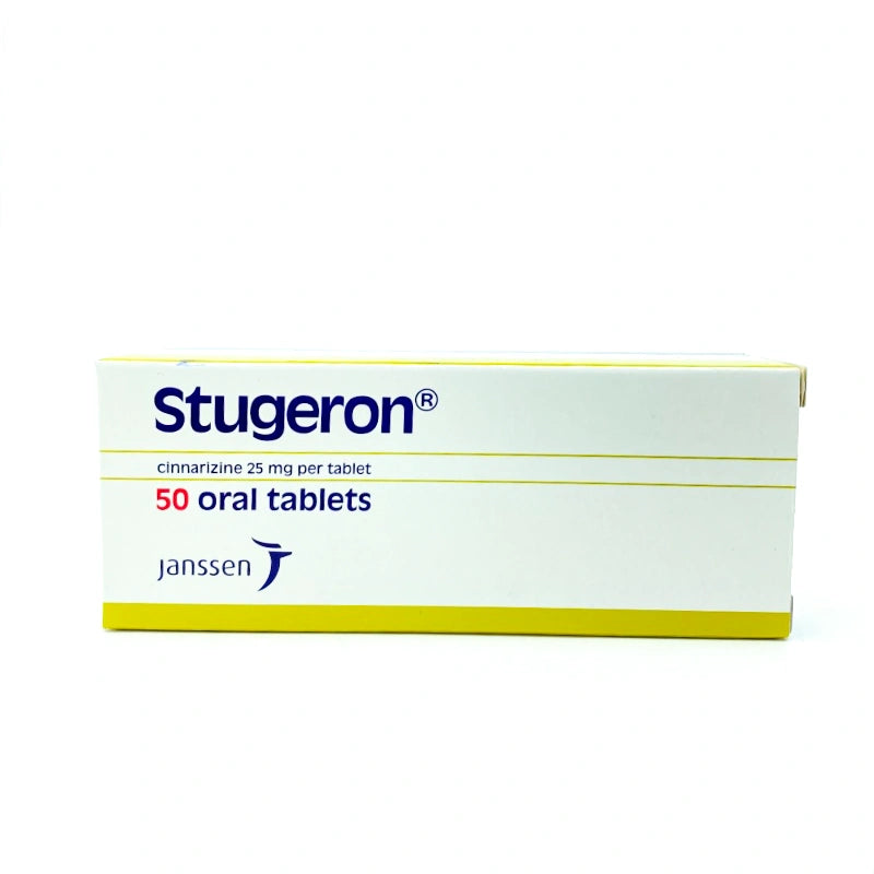 Stugeron 25 Mg 50 Tablets