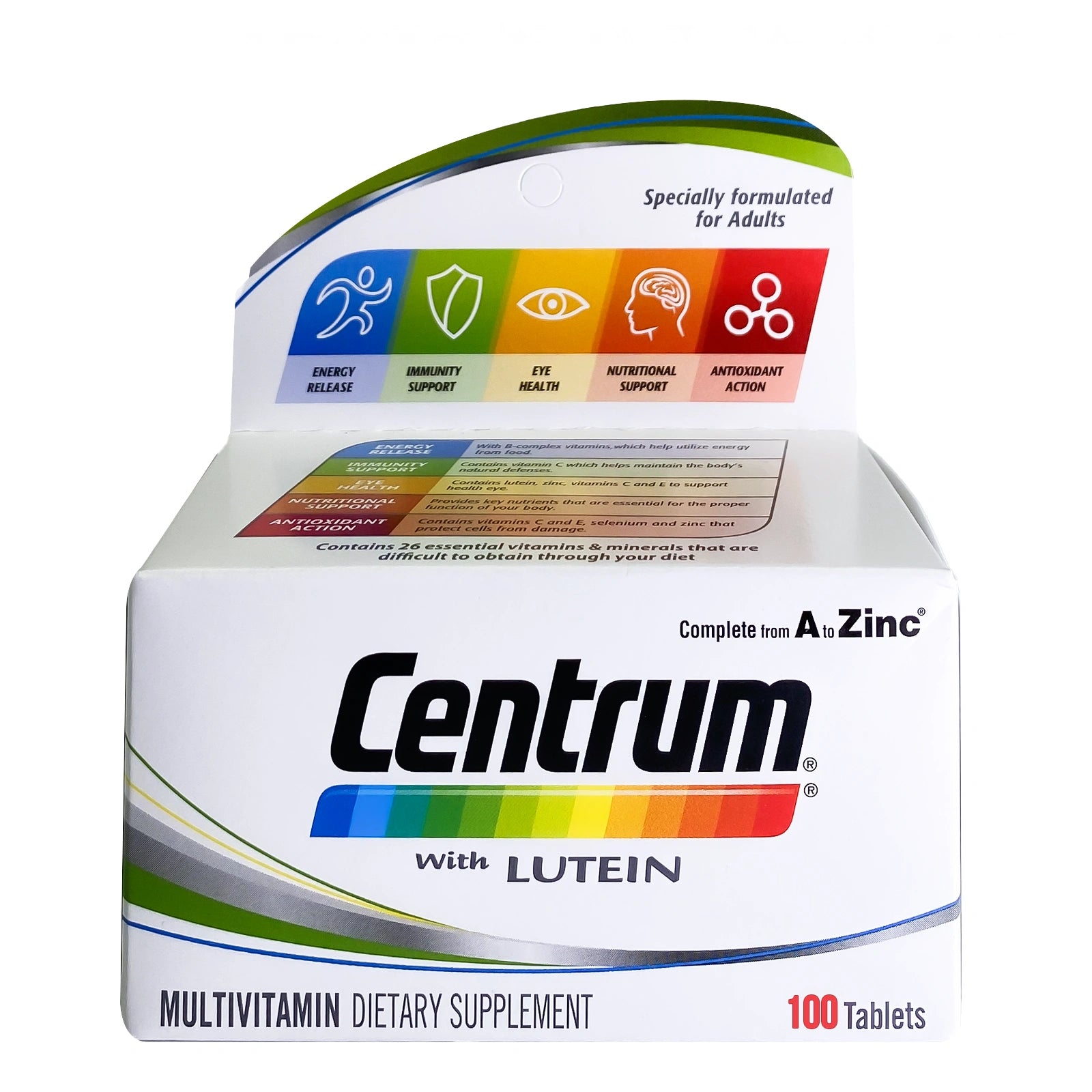 Centrum With Lutein Tabs 100