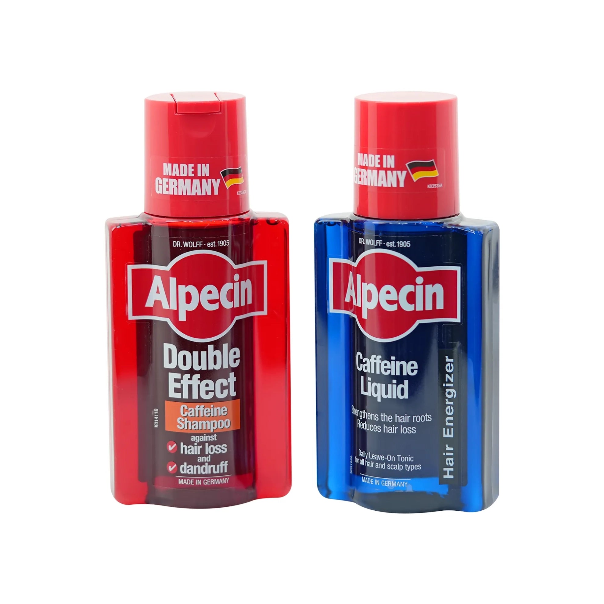 Alpecin Caffeine Hair Boost Combo: Liquid & DE Shampoo