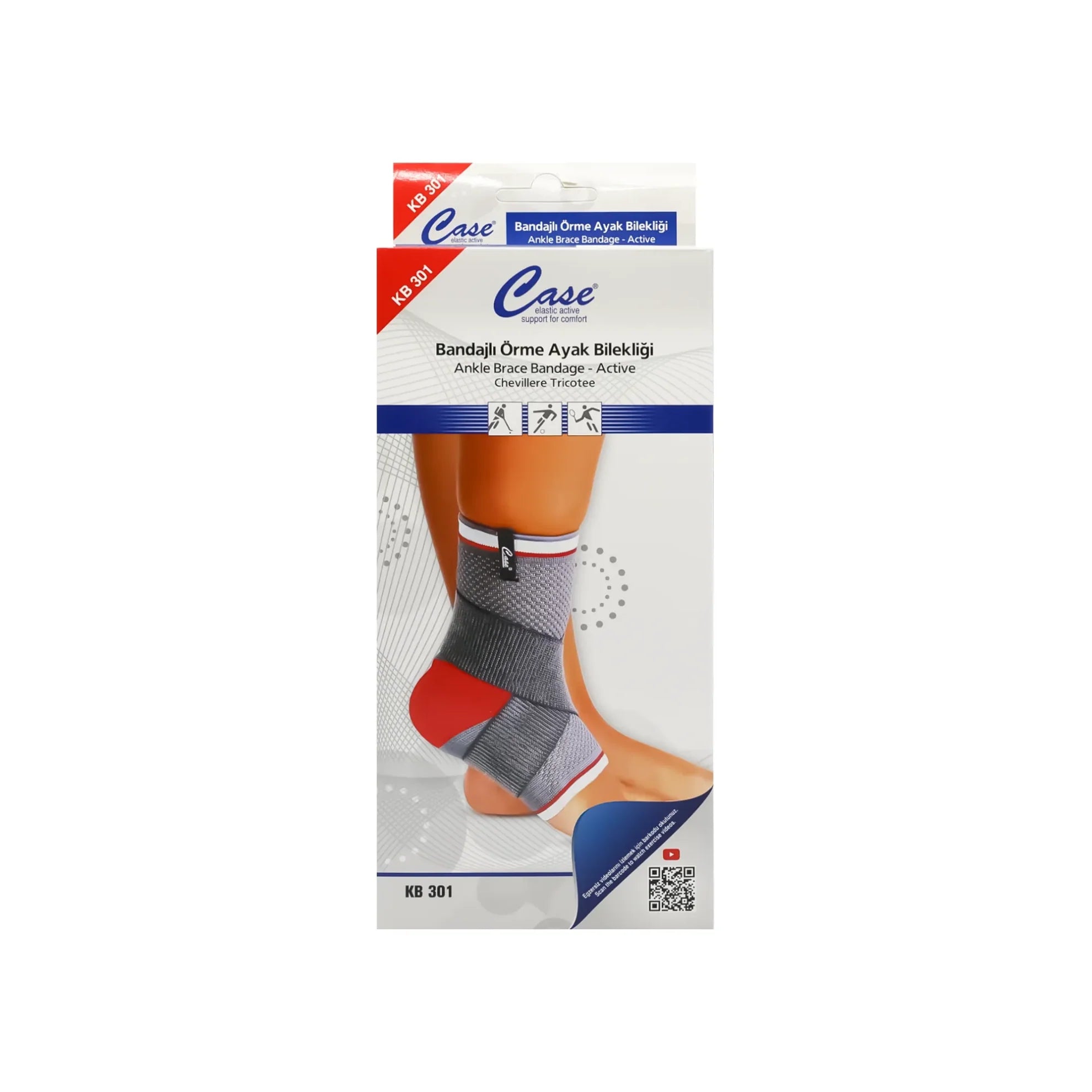 Case Ankle Brace Bandage Active  XL