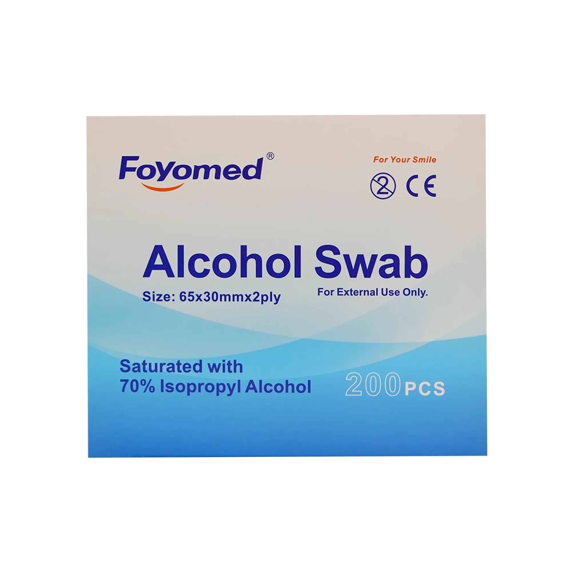 Foyomed Alcohol Swab 200 Pcs - Vantevis