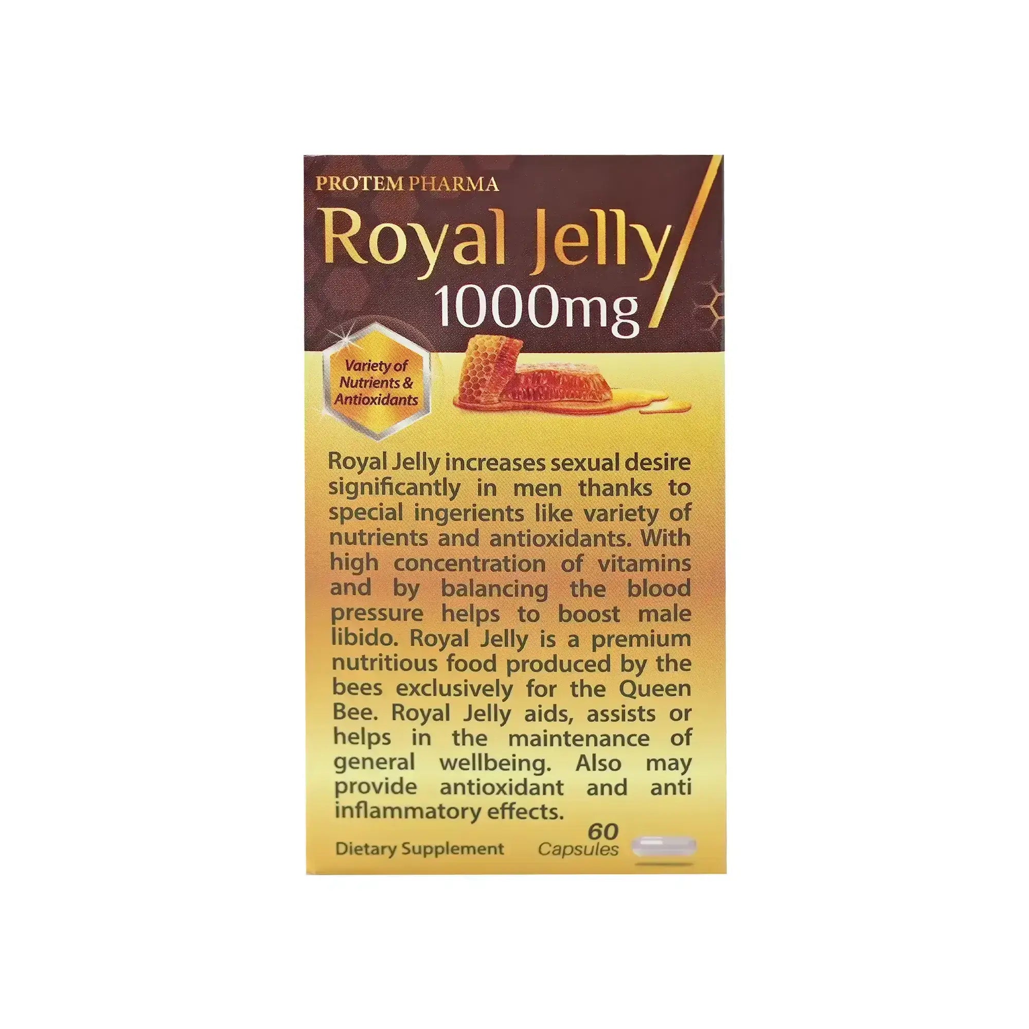 Protem Pharma Royal Jelly 1000 mg 60 Caps