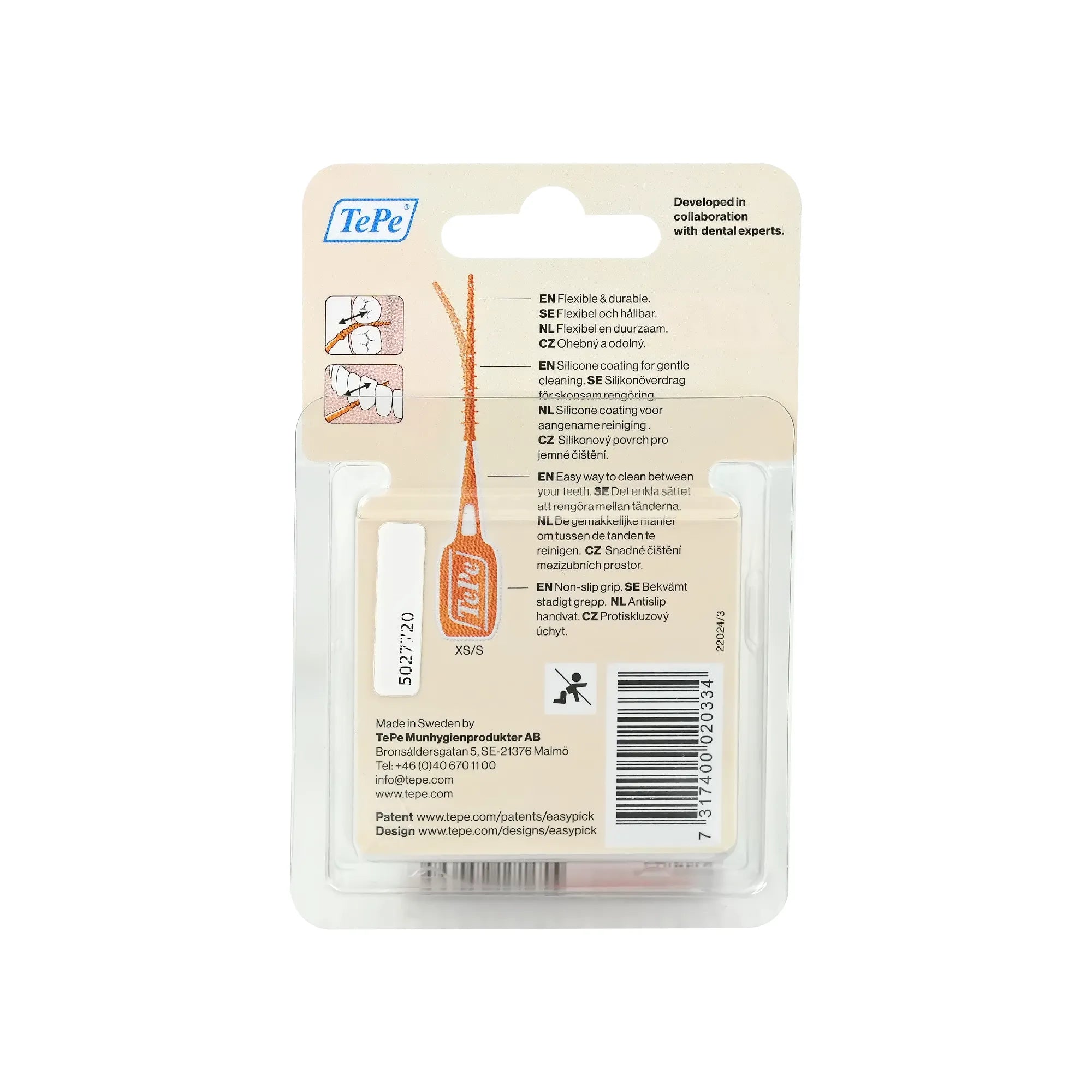 Tepe Easy Pick Toothpicks XS/S Travel Case 12 Pcs