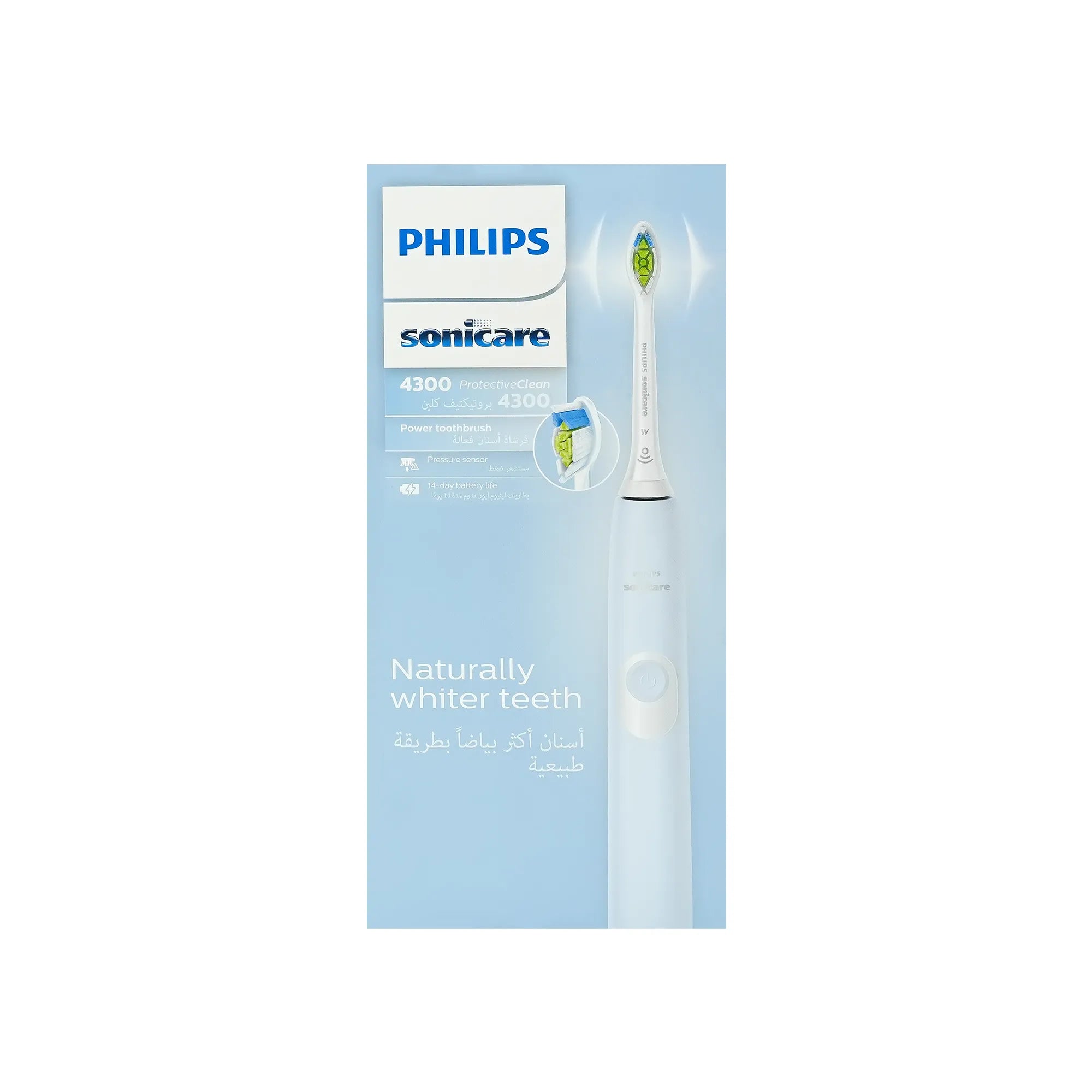 Philips Sonicare Protective Clean Power Light Blue Toothbrush 4300 - HX6803/26