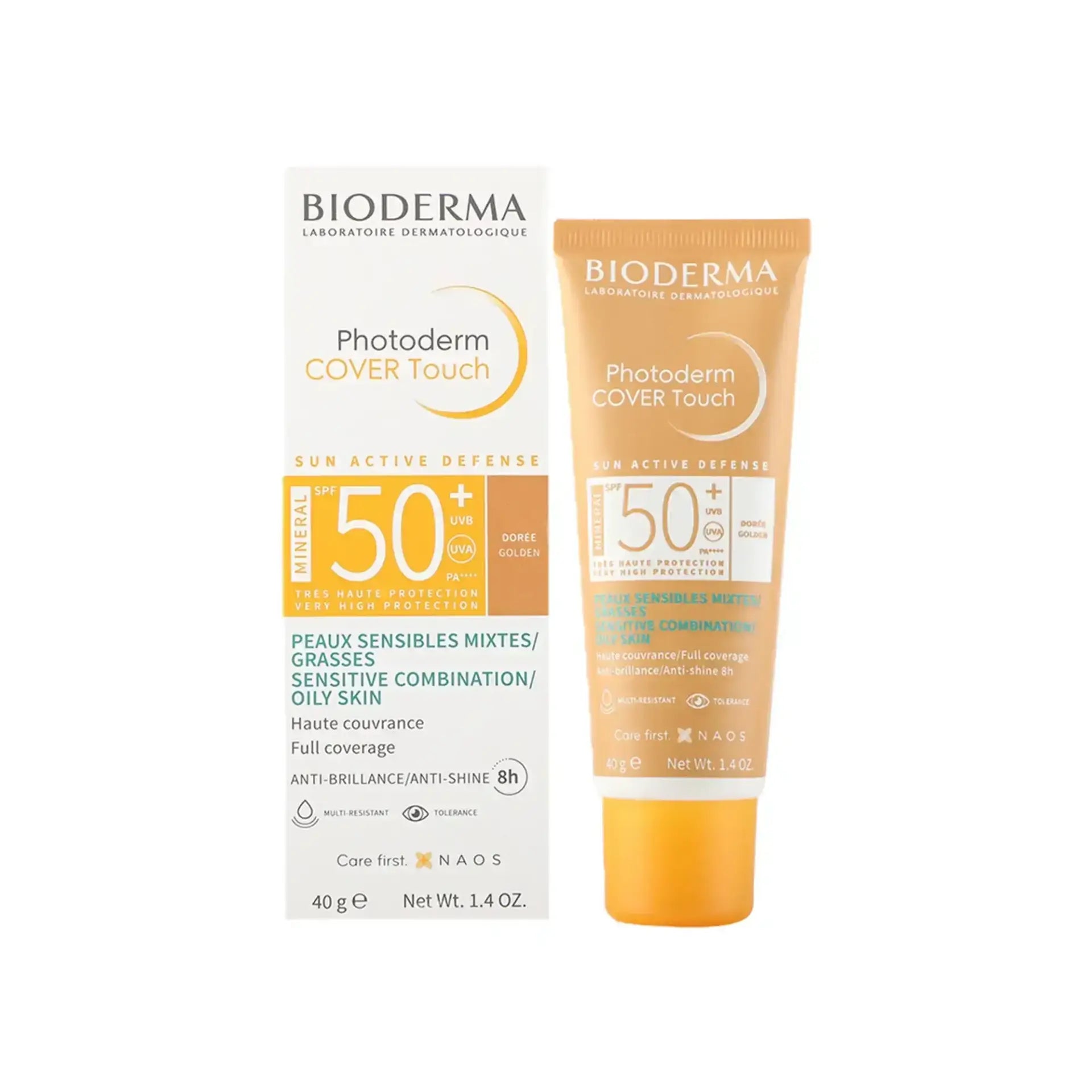 Bioderma Photoderm Cover Touch SPF 50+ Golden Tinted Doree 40 g  sun block