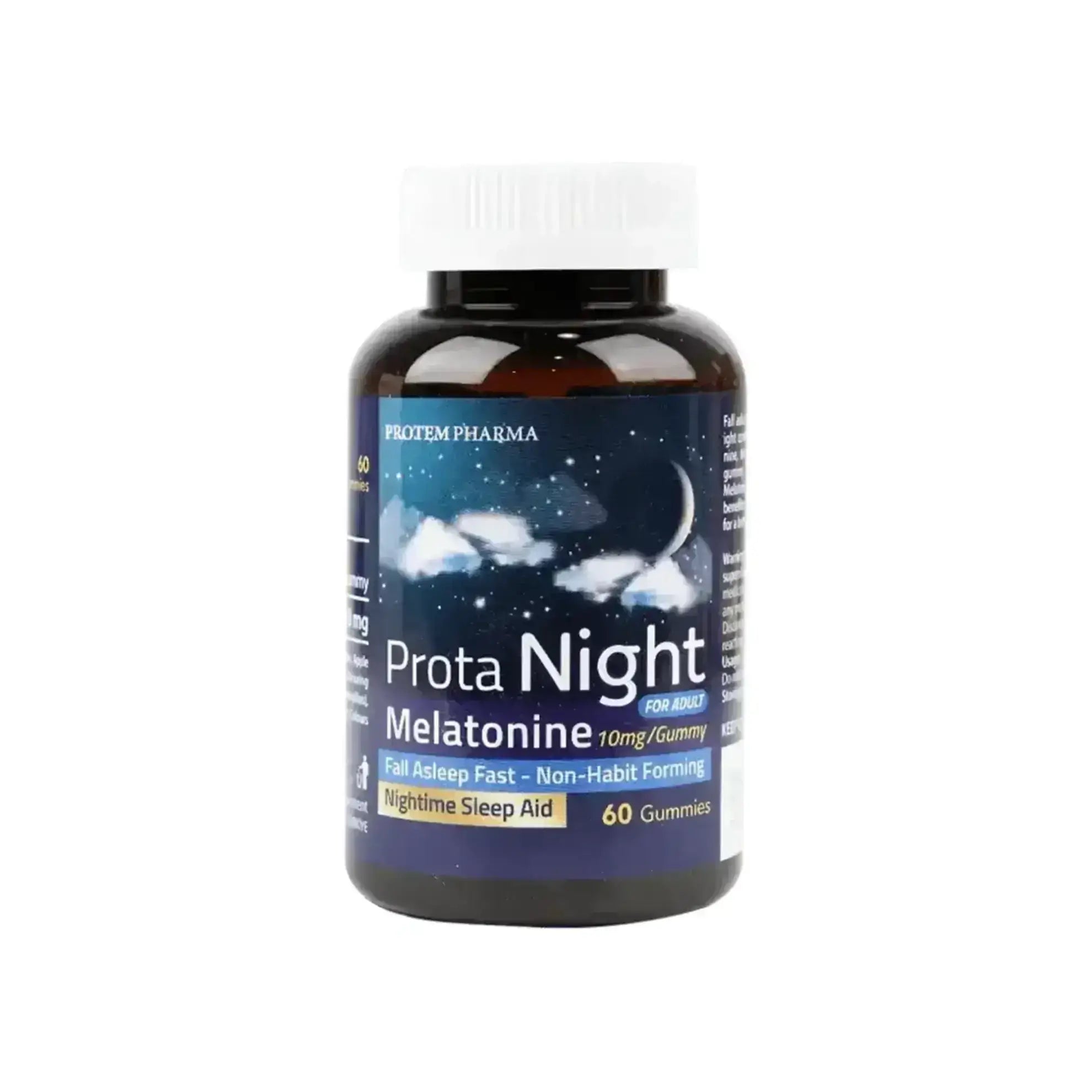 Protem Pharma Prota Night For Adult Melatonin 10mg 60 Gummies ...