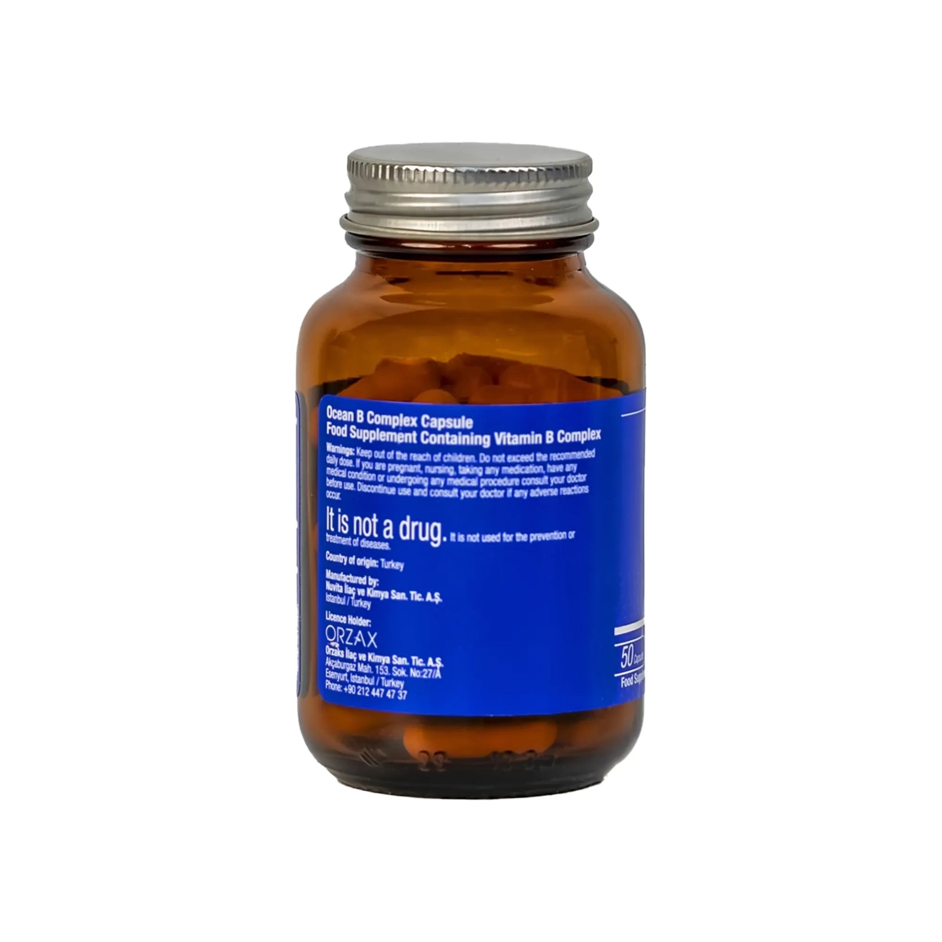 Orzax Ocean B Complex 50 Capsules