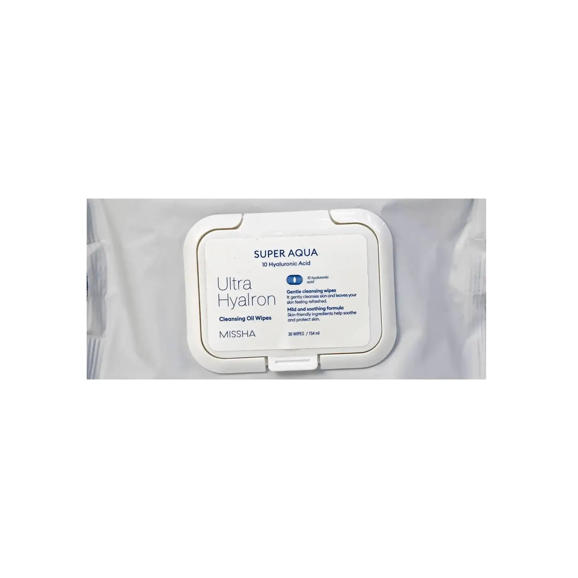 Missha Super Aqua Ultra Hyalron Cleansing Oil Wipes 30 Wipes