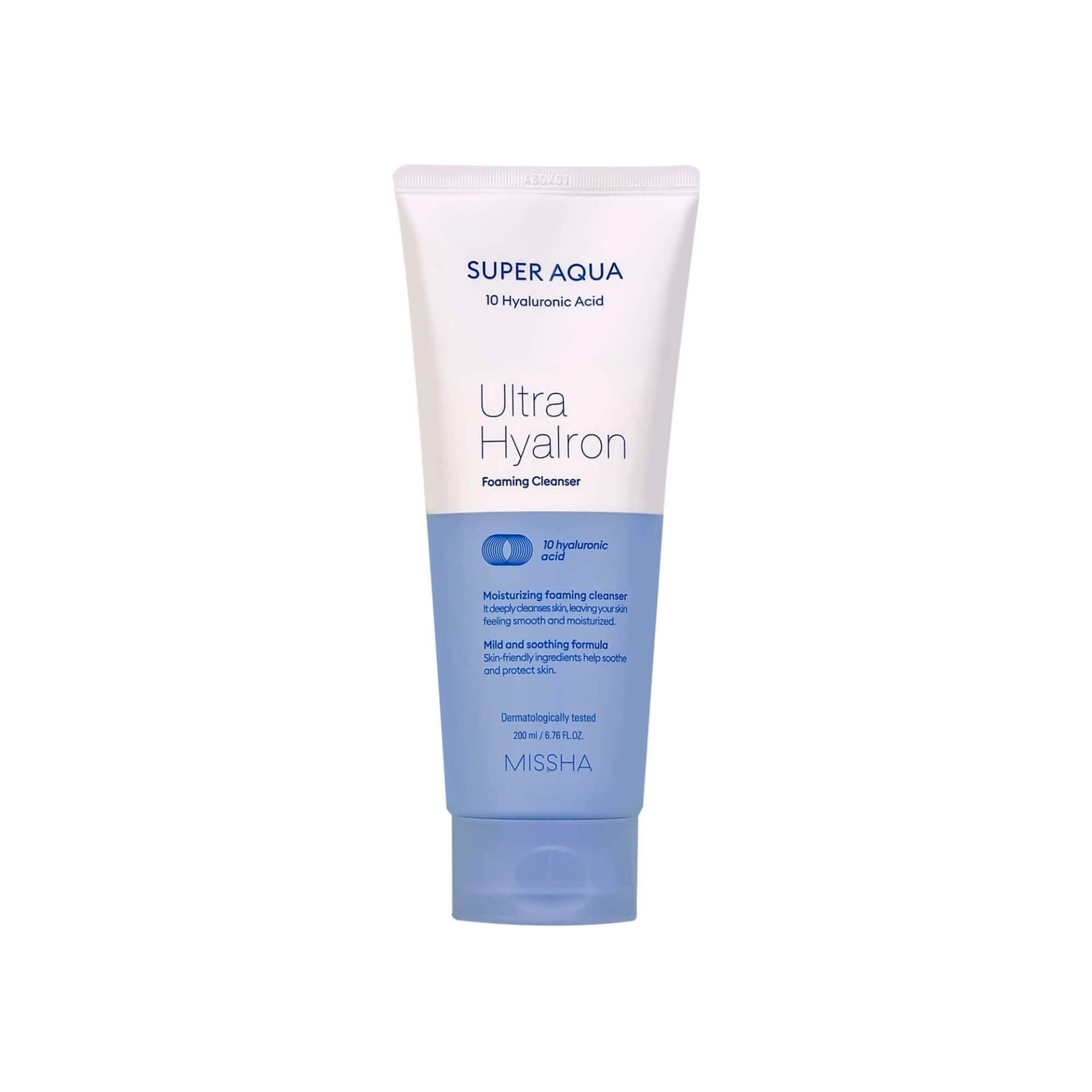 Missha Super Aqua Ultra Hyalron Foaming Cleanser 200ml