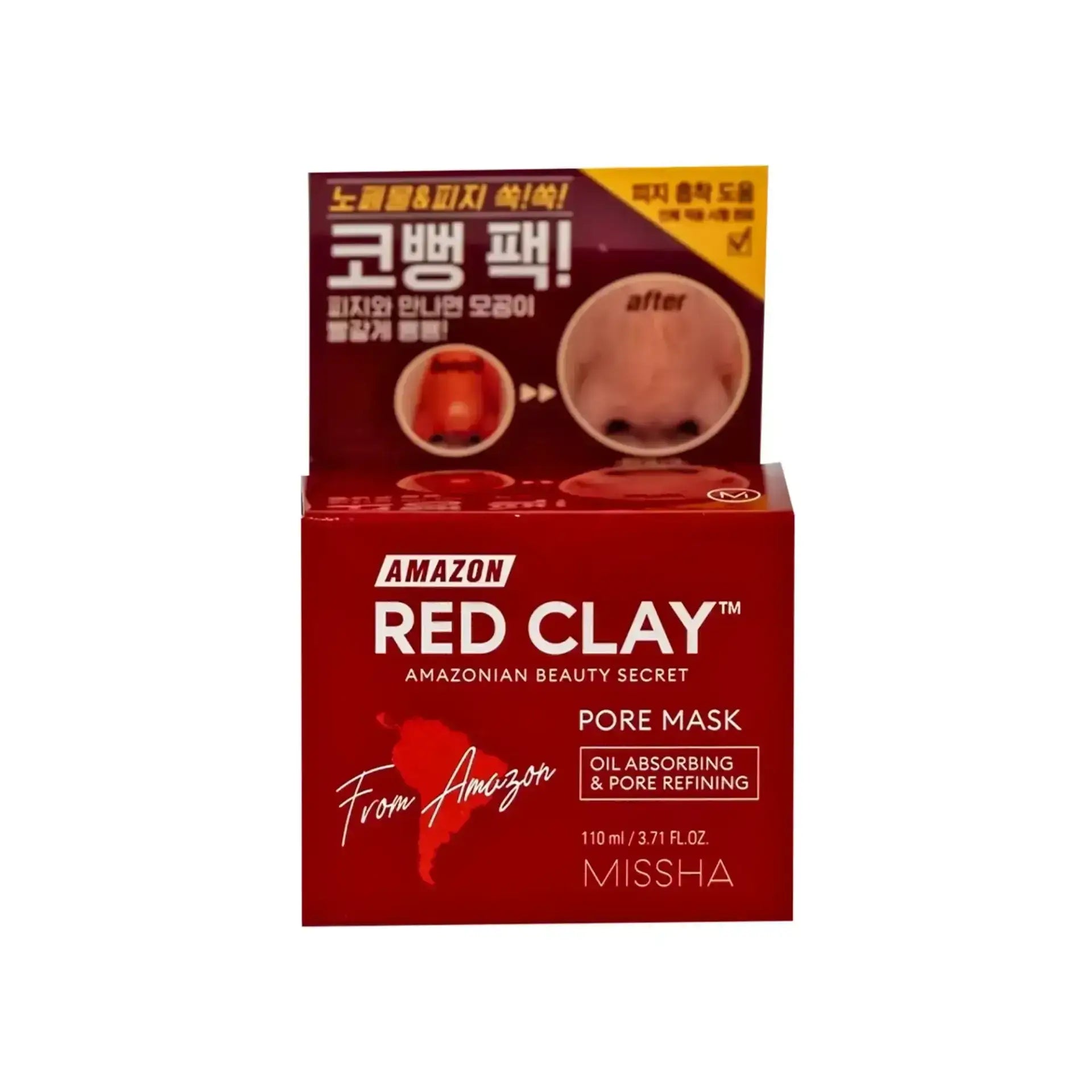 Missha Amazon Red Clay Pore Mask 110ml