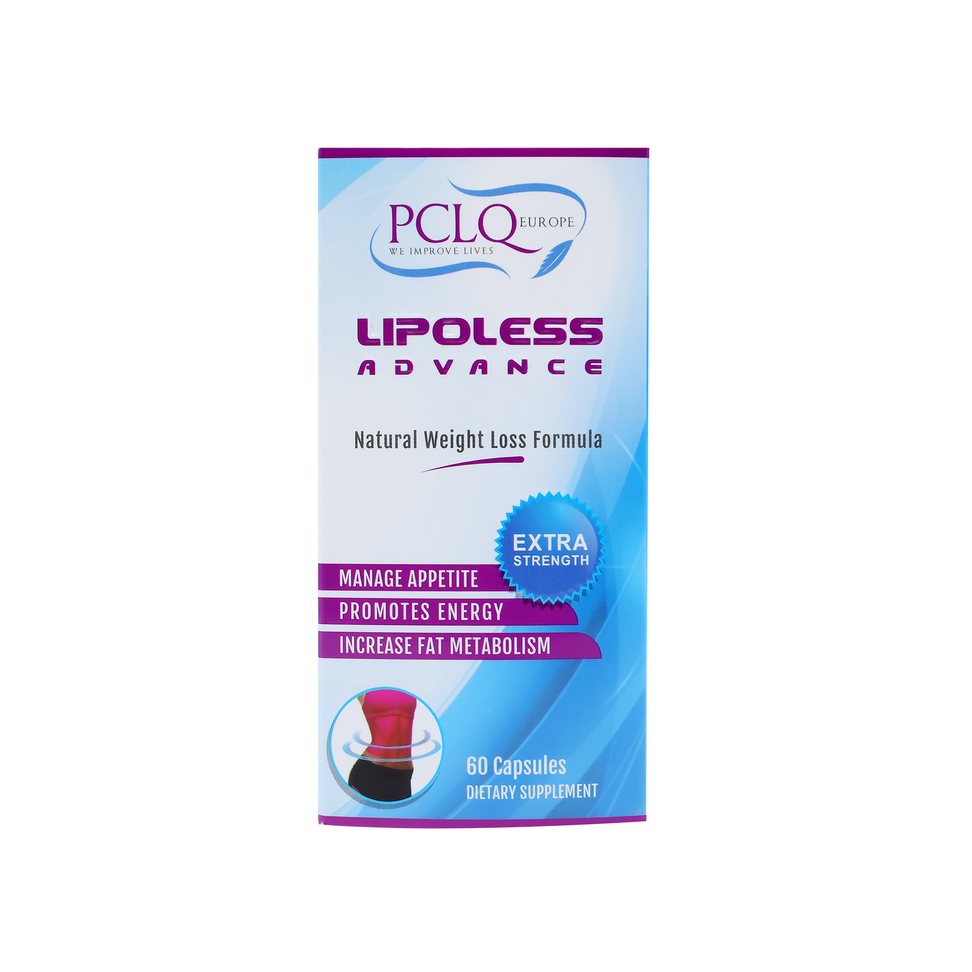 PCLQ Lipoless Advance Capsules 60's Pharmalife