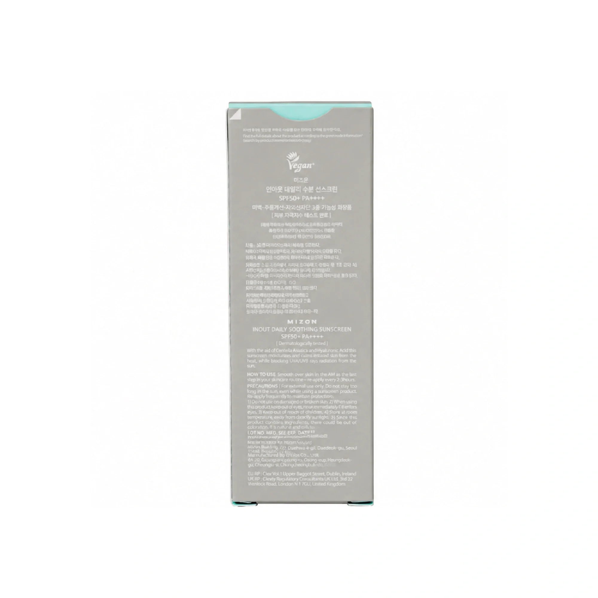 Inout Daily Soothing Sunscreen Spf50 Pa++++ 50 ml