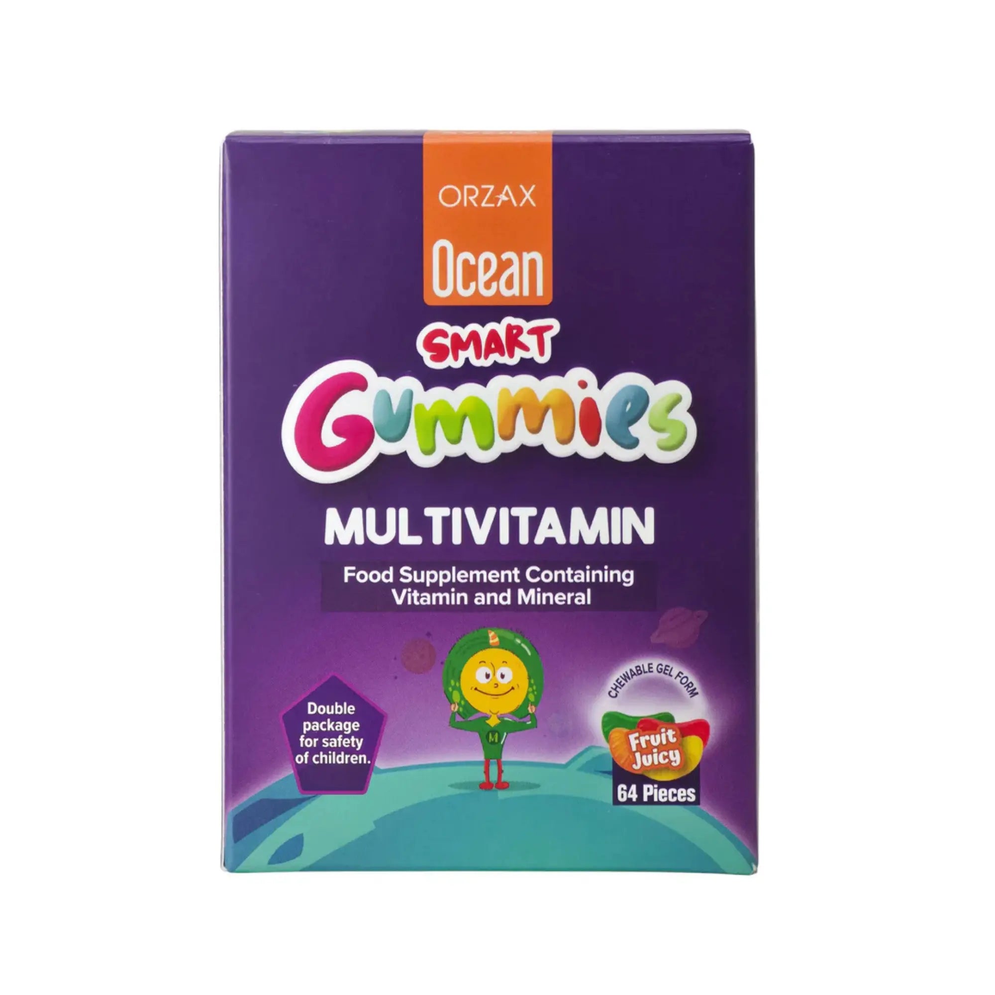 Orzax Ocean Smart Gummies Multivitamins 64'S