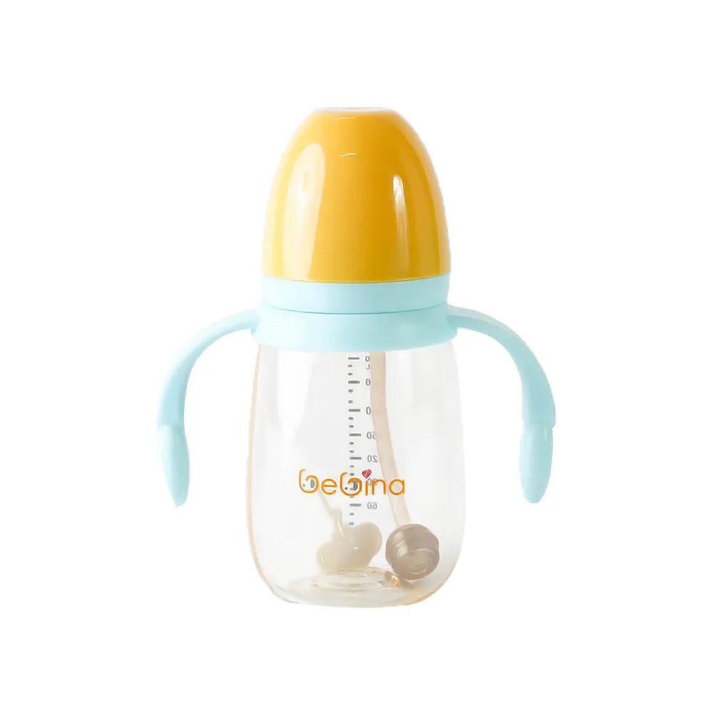 Bebina Baby Bottle - Orange - 180ml+3 M