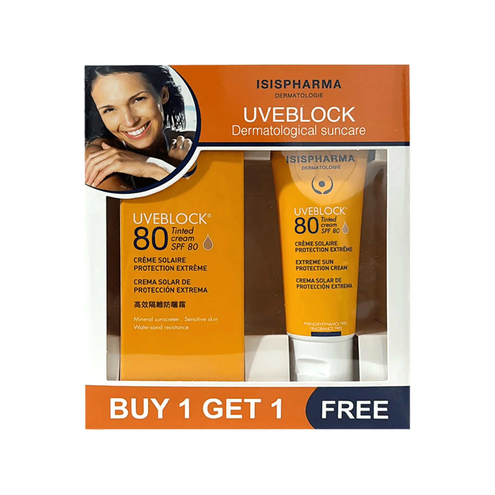 ISIS Uveblock SPF 80 Tinted Cream Offer Isisuvof